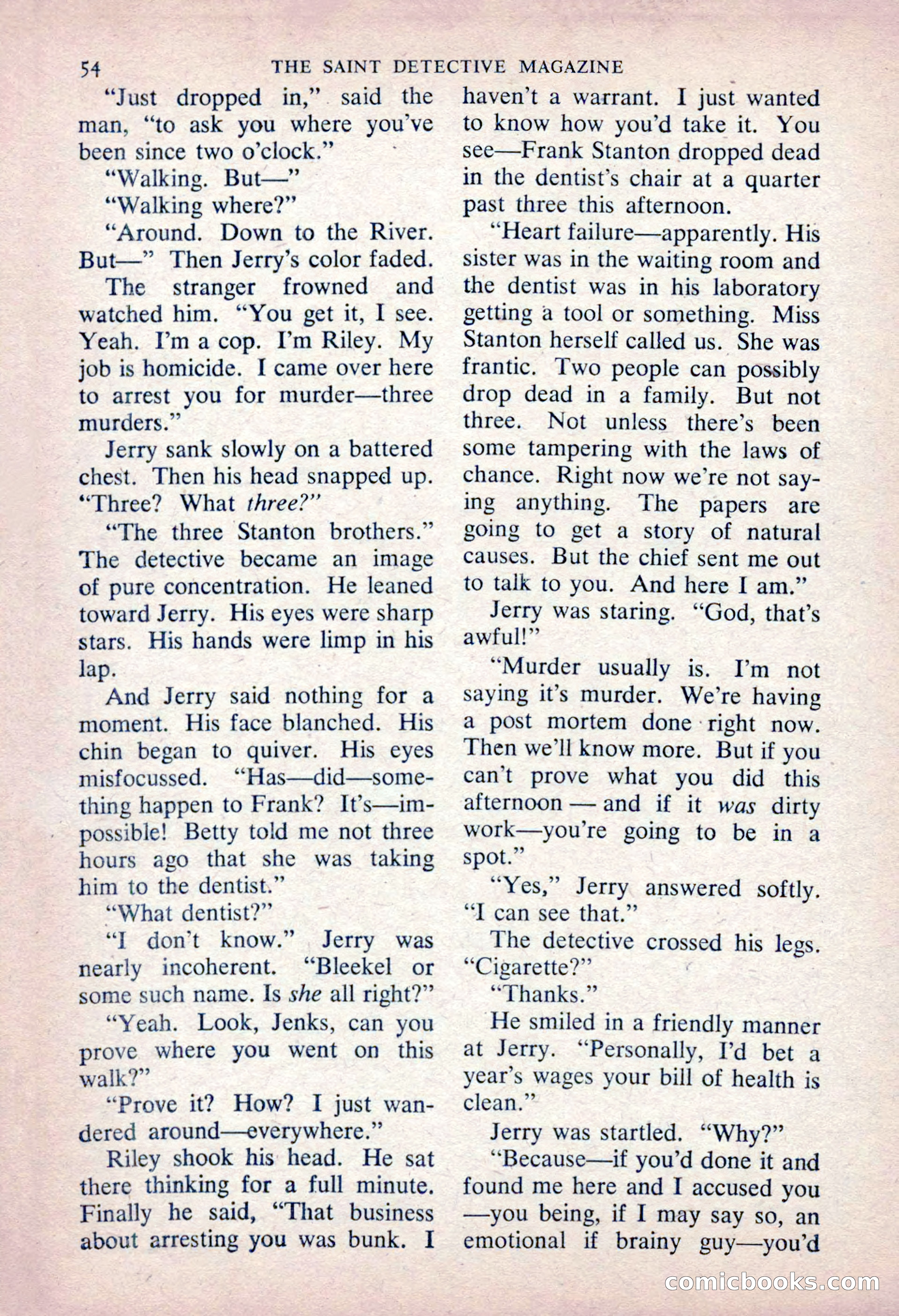 The Saint Detective Magazine — page 56 of 164