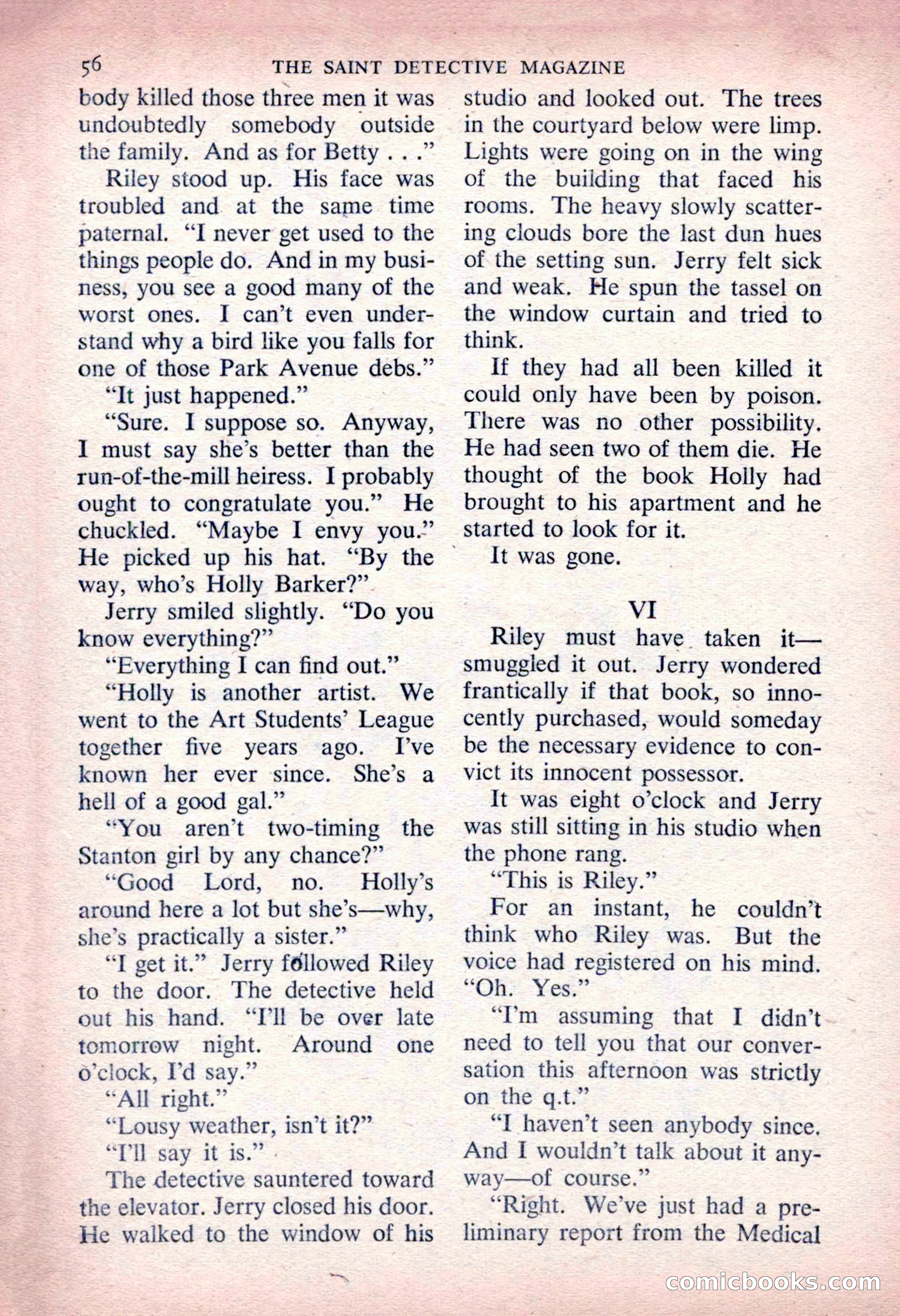 The Saint Detective Magazine — page 58 of 164