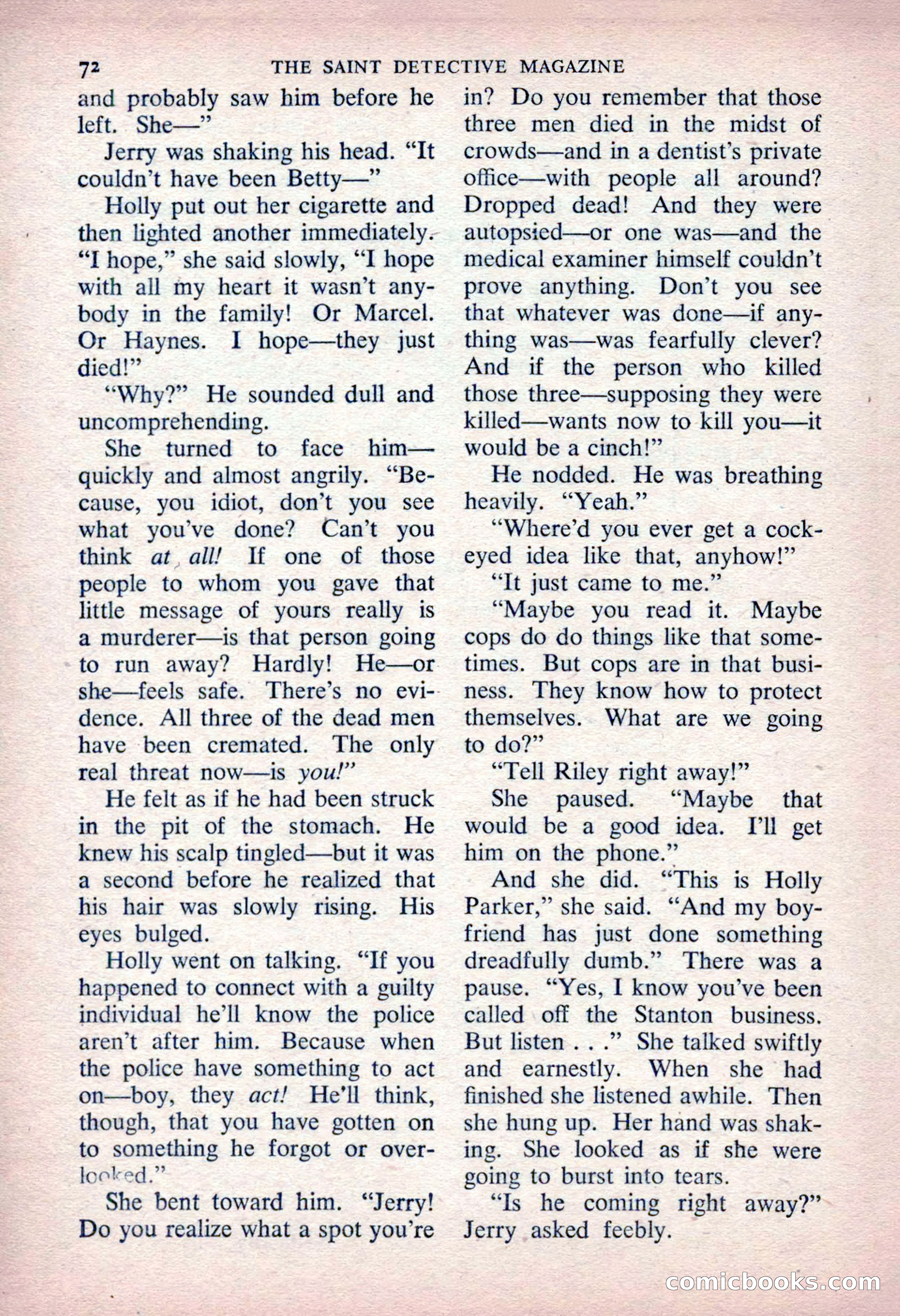 The Saint Detective Magazine — page 74 of 164