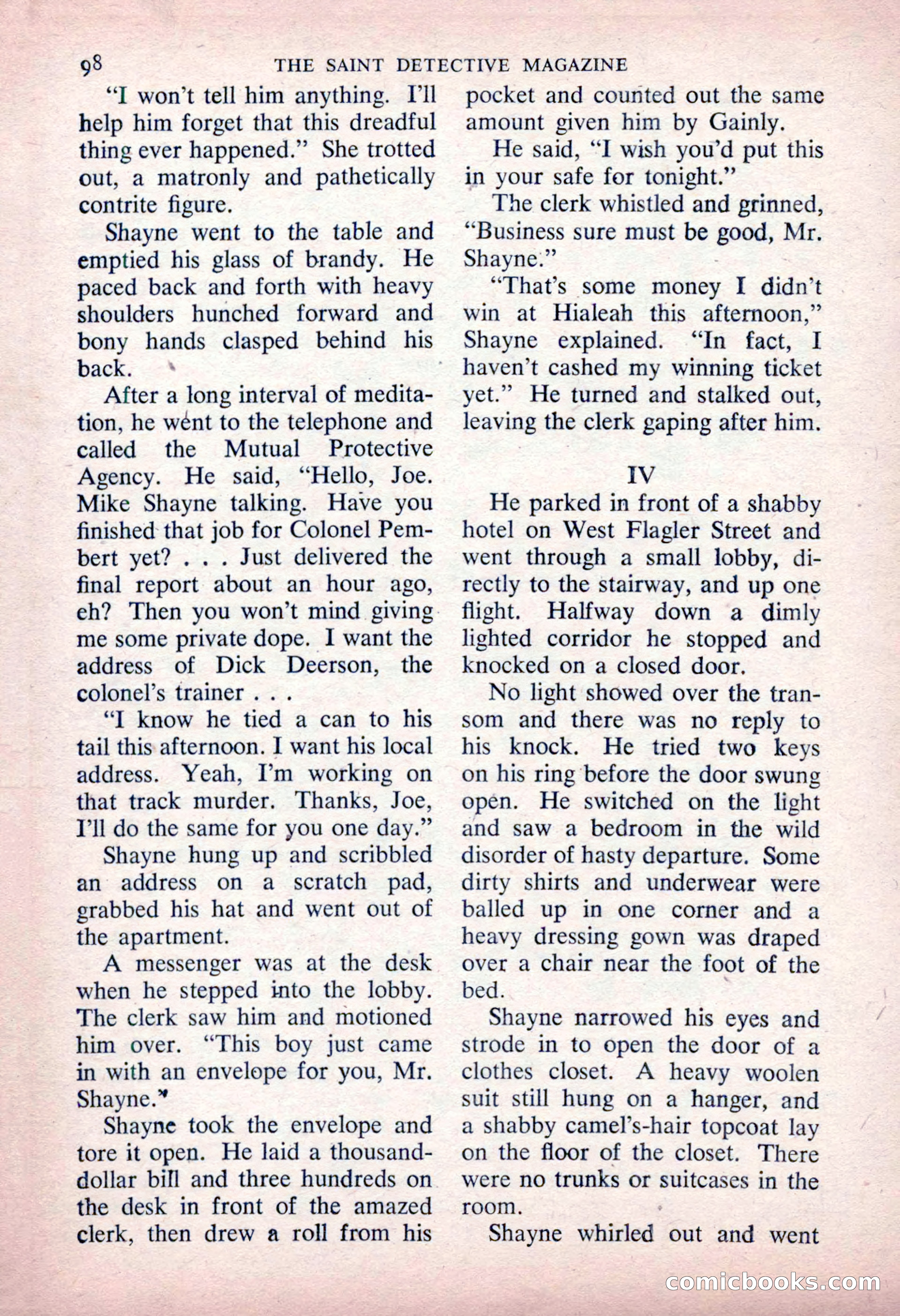The Saint Detective Magazine — page 100 of 164