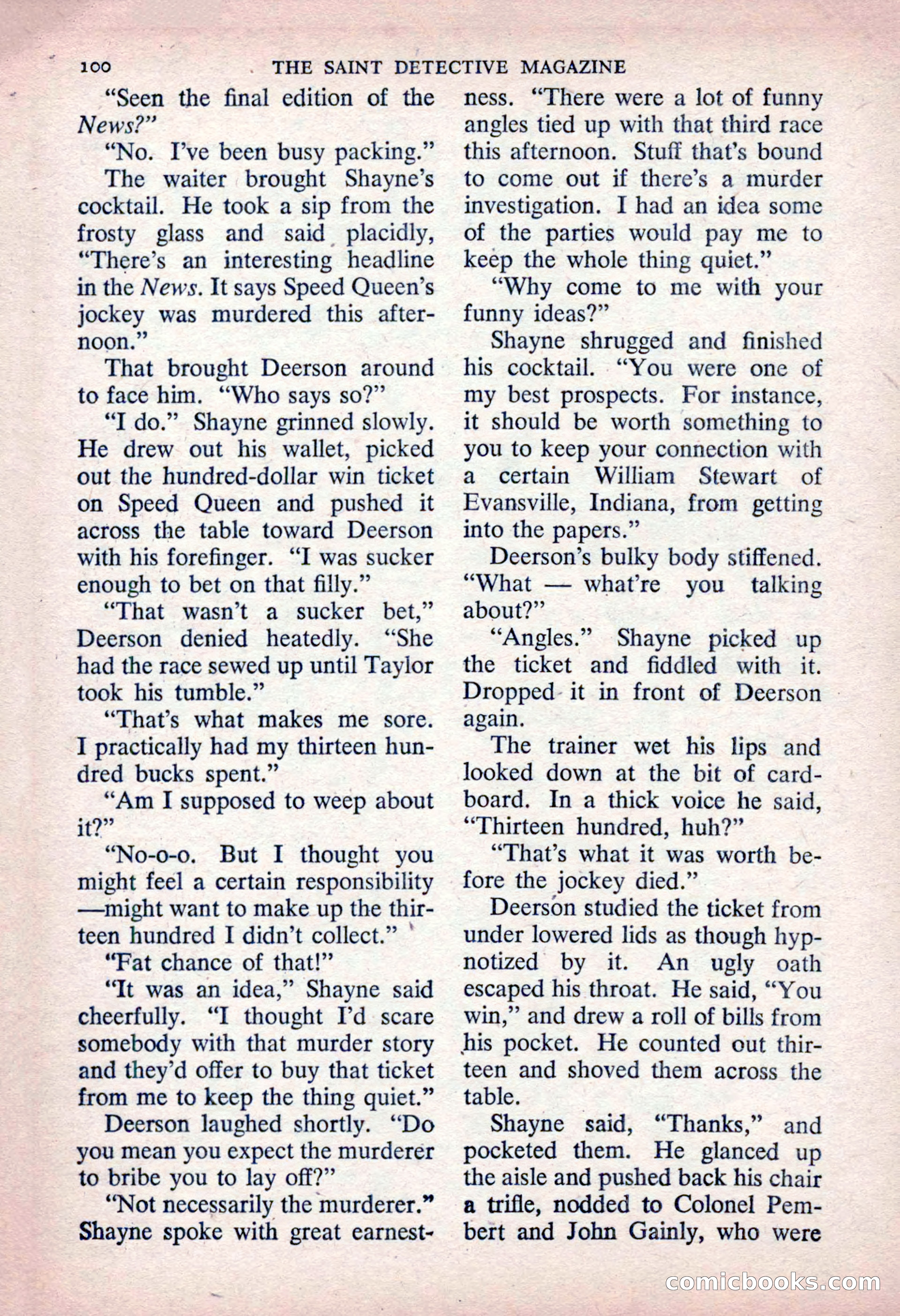 The Saint Detective Magazine — page 102 of 164