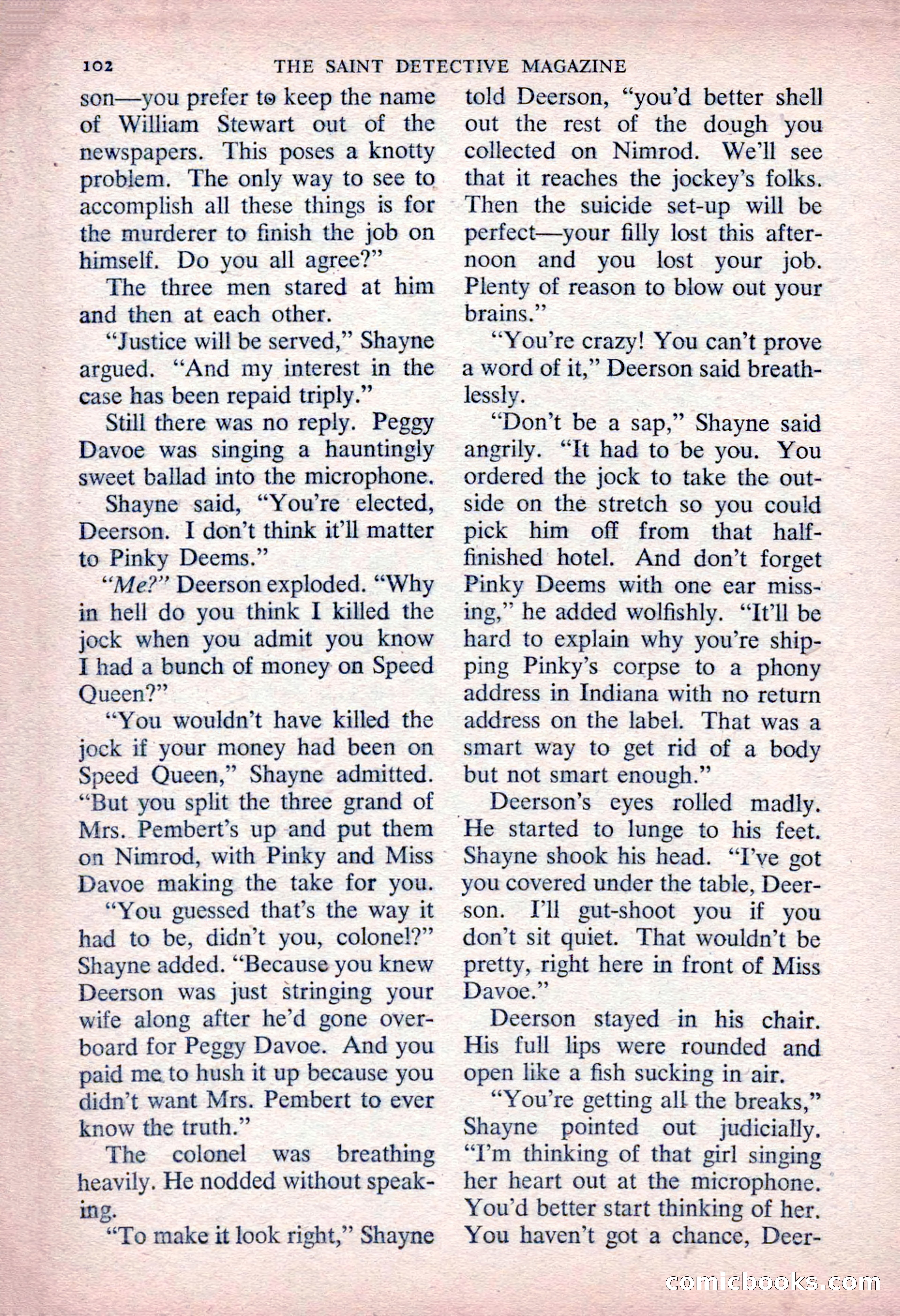 The Saint Detective Magazine — page 104 of 164