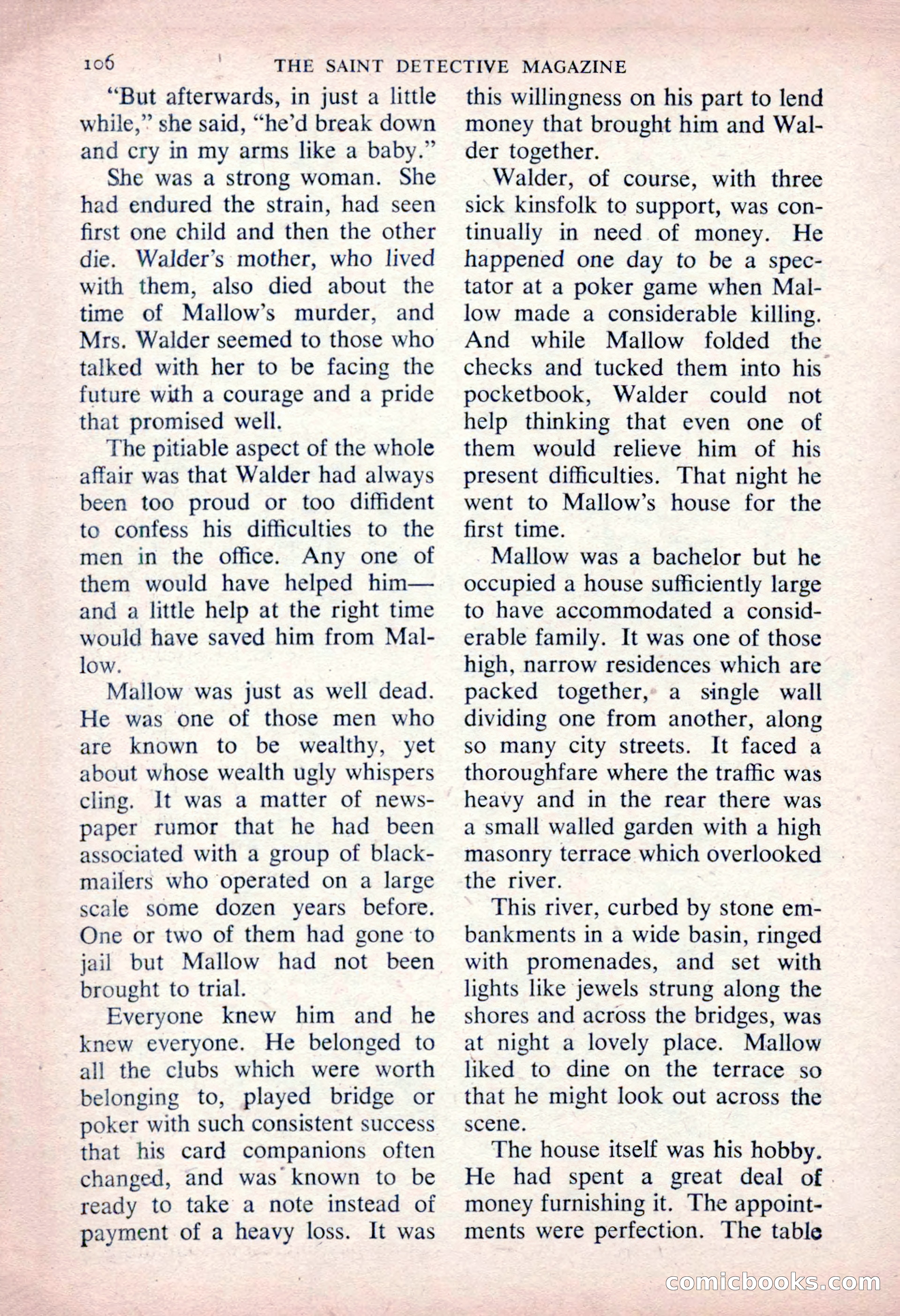 The Saint Detective Magazine — page 108 of 164