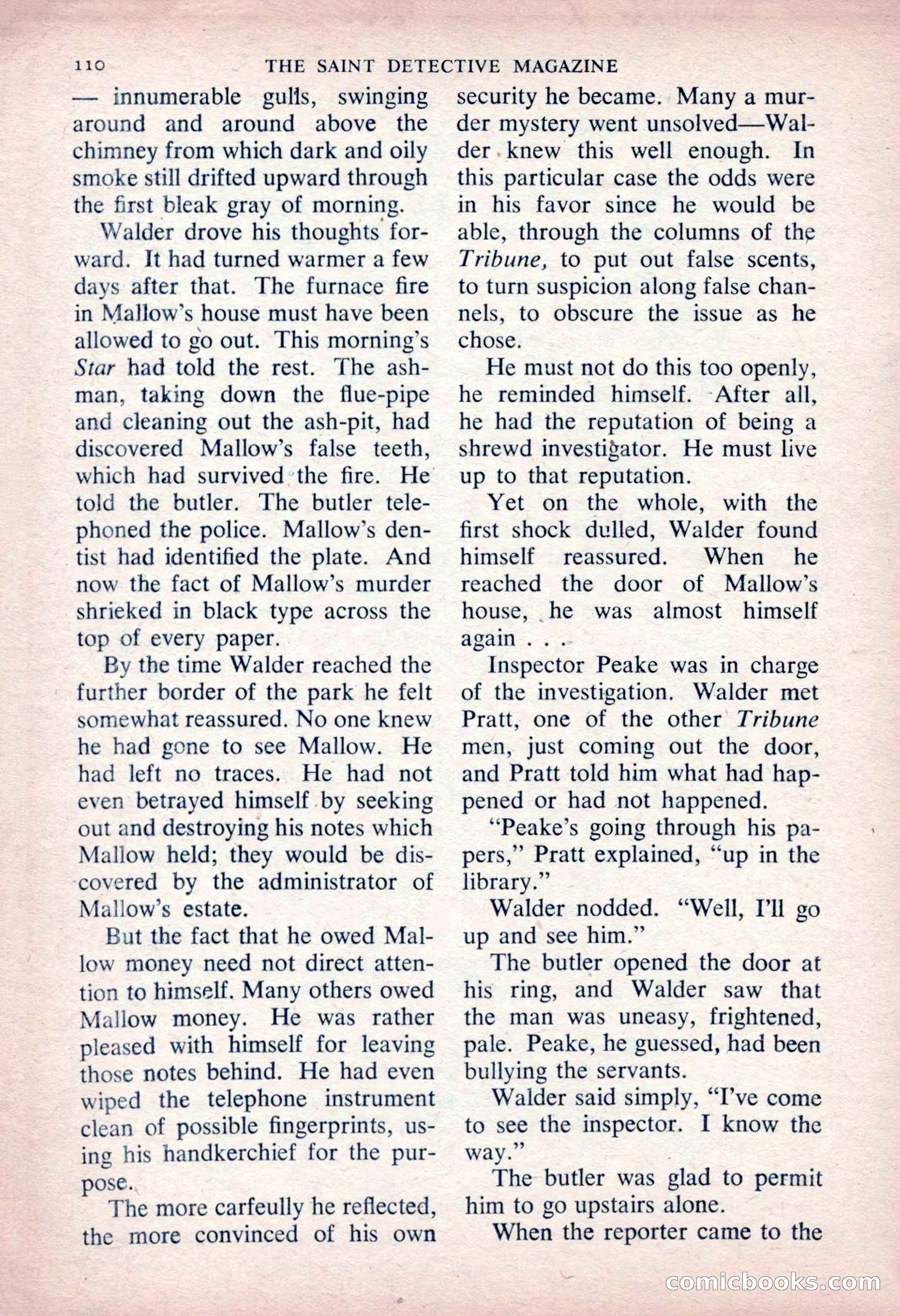 The Saint Detective Magazine — page 112 of 164