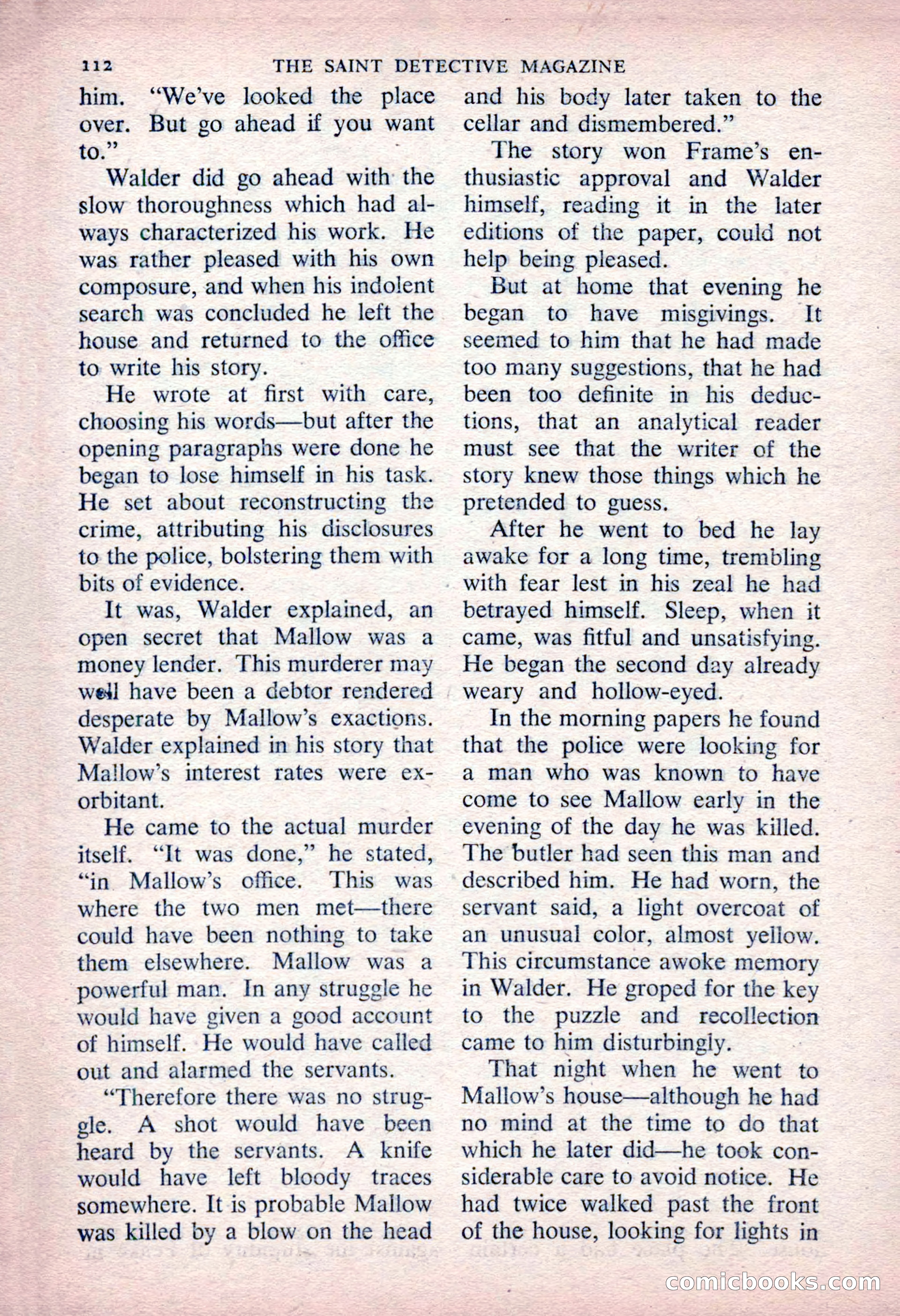 The Saint Detective Magazine — page 114 of 164