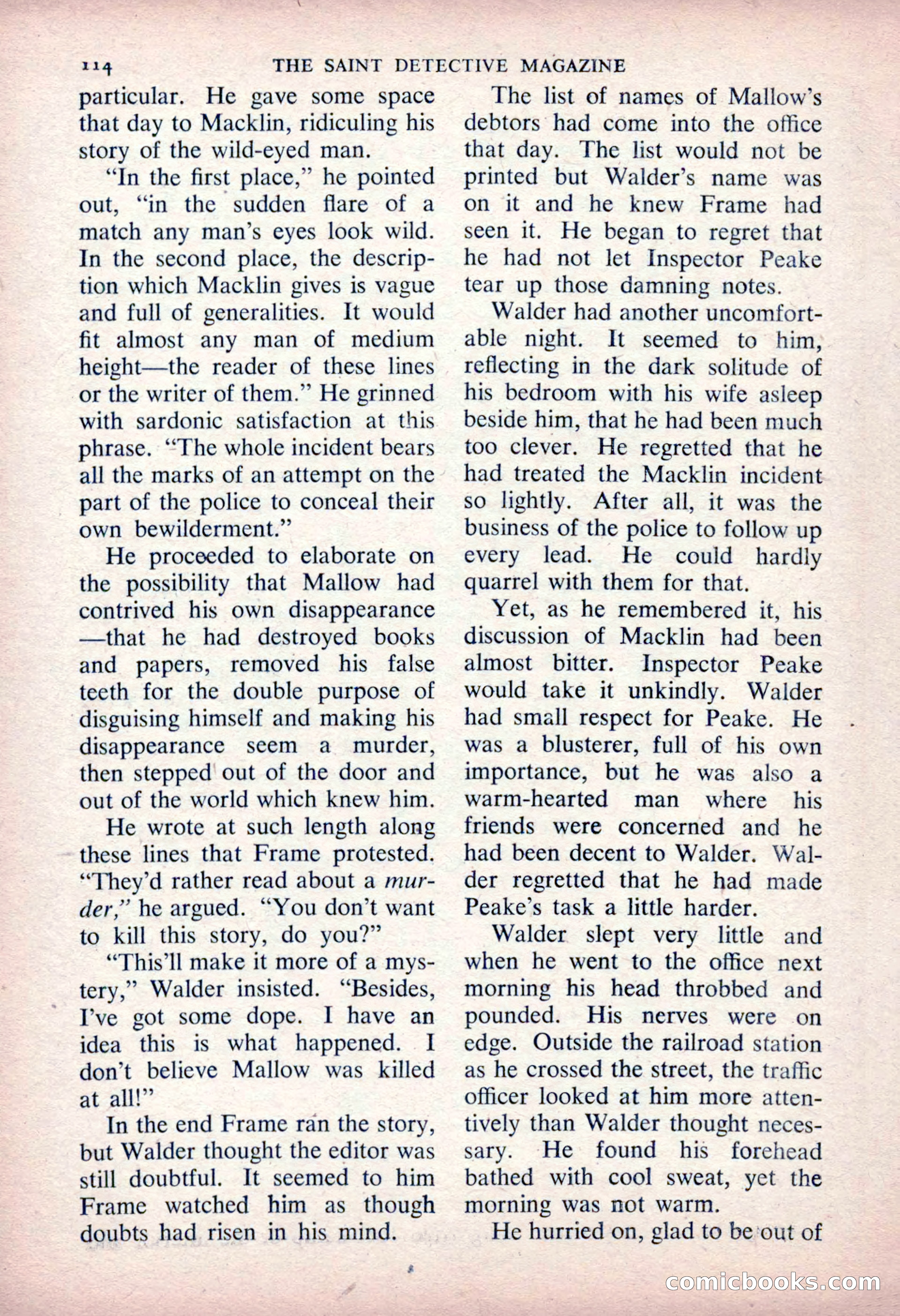 The Saint Detective Magazine — page 116 of 164