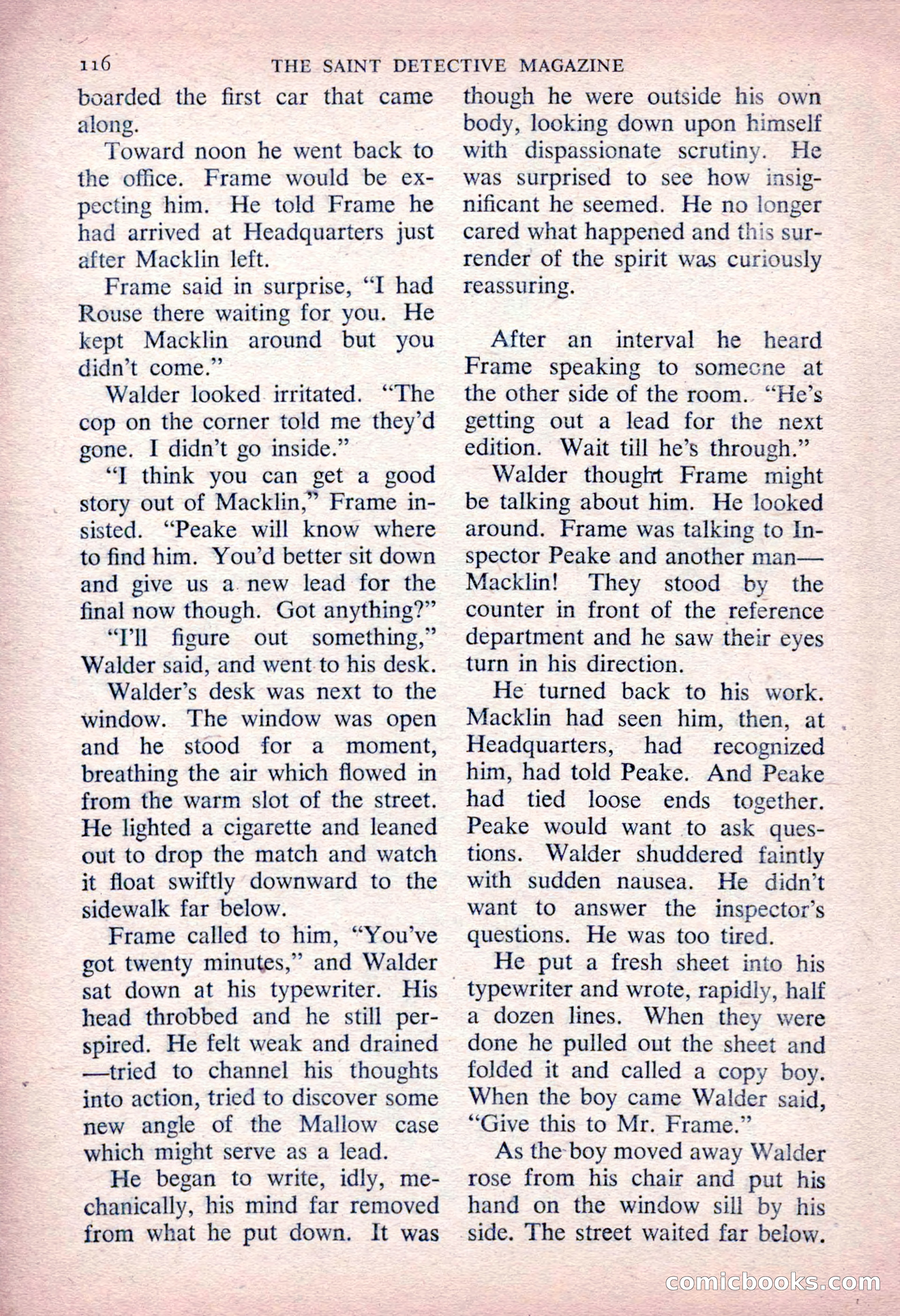 The Saint Detective Magazine — page 118 of 164