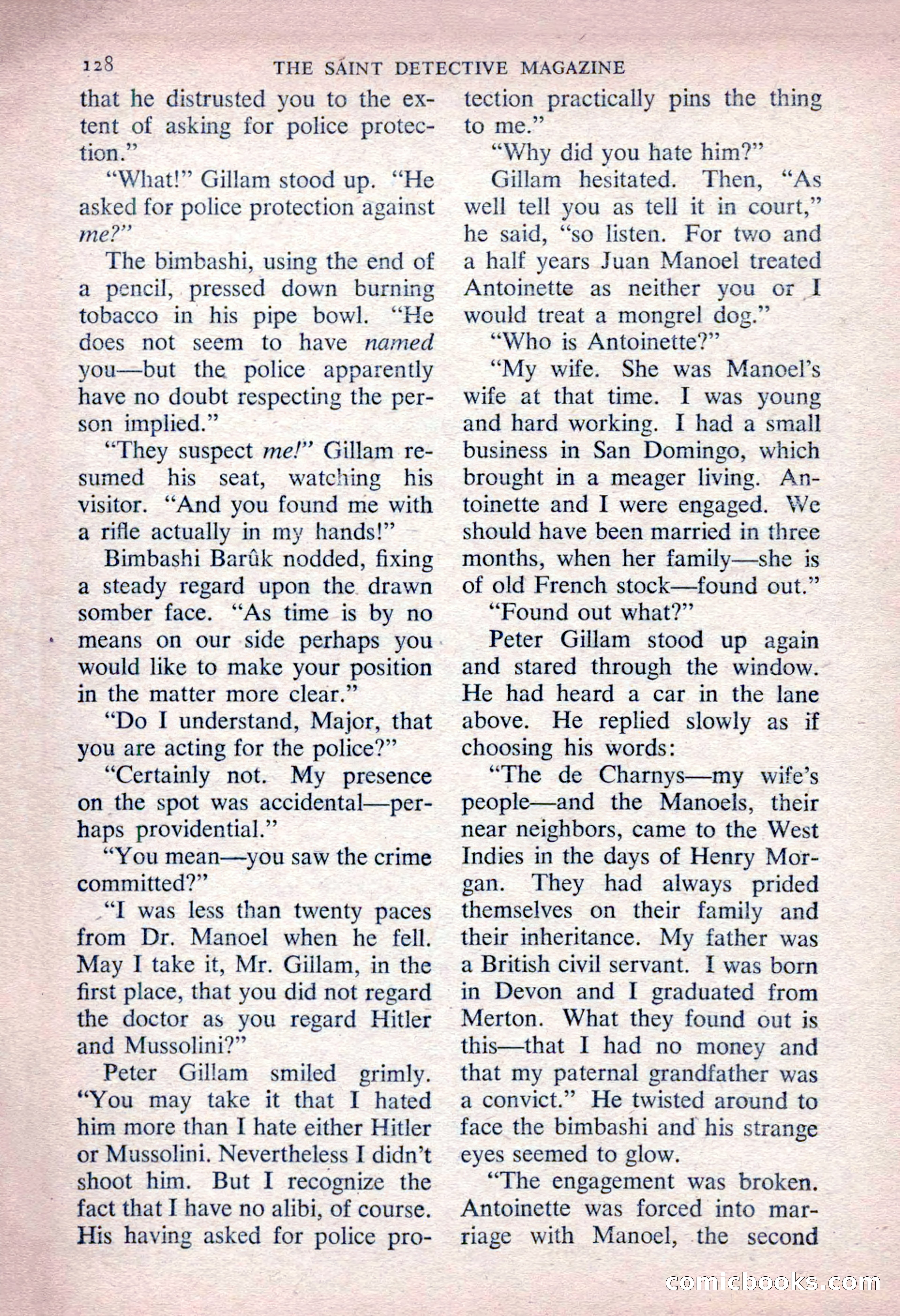 The Saint Detective Magazine — page 130 of 164