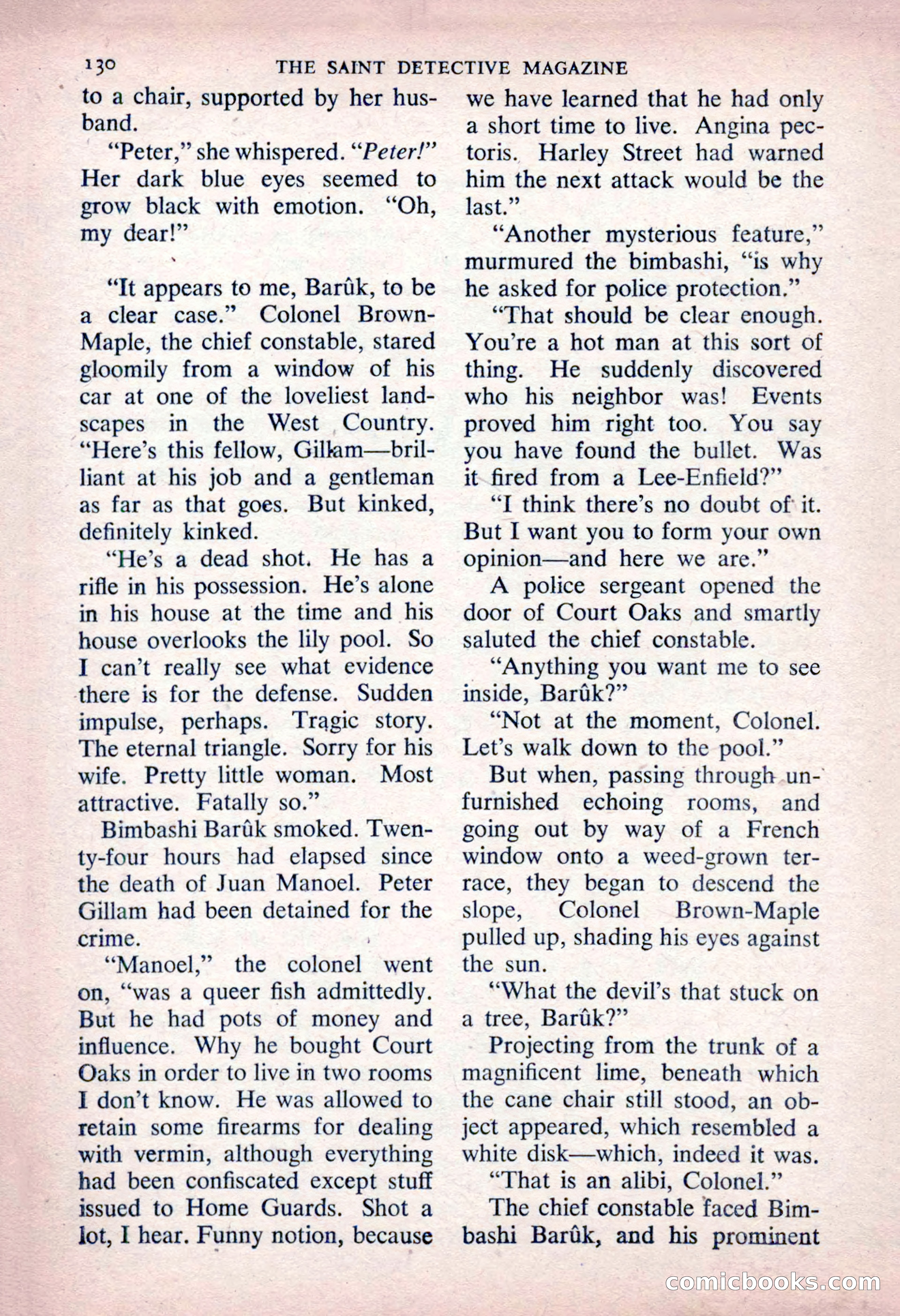 The Saint Detective Magazine — page 132 of 164