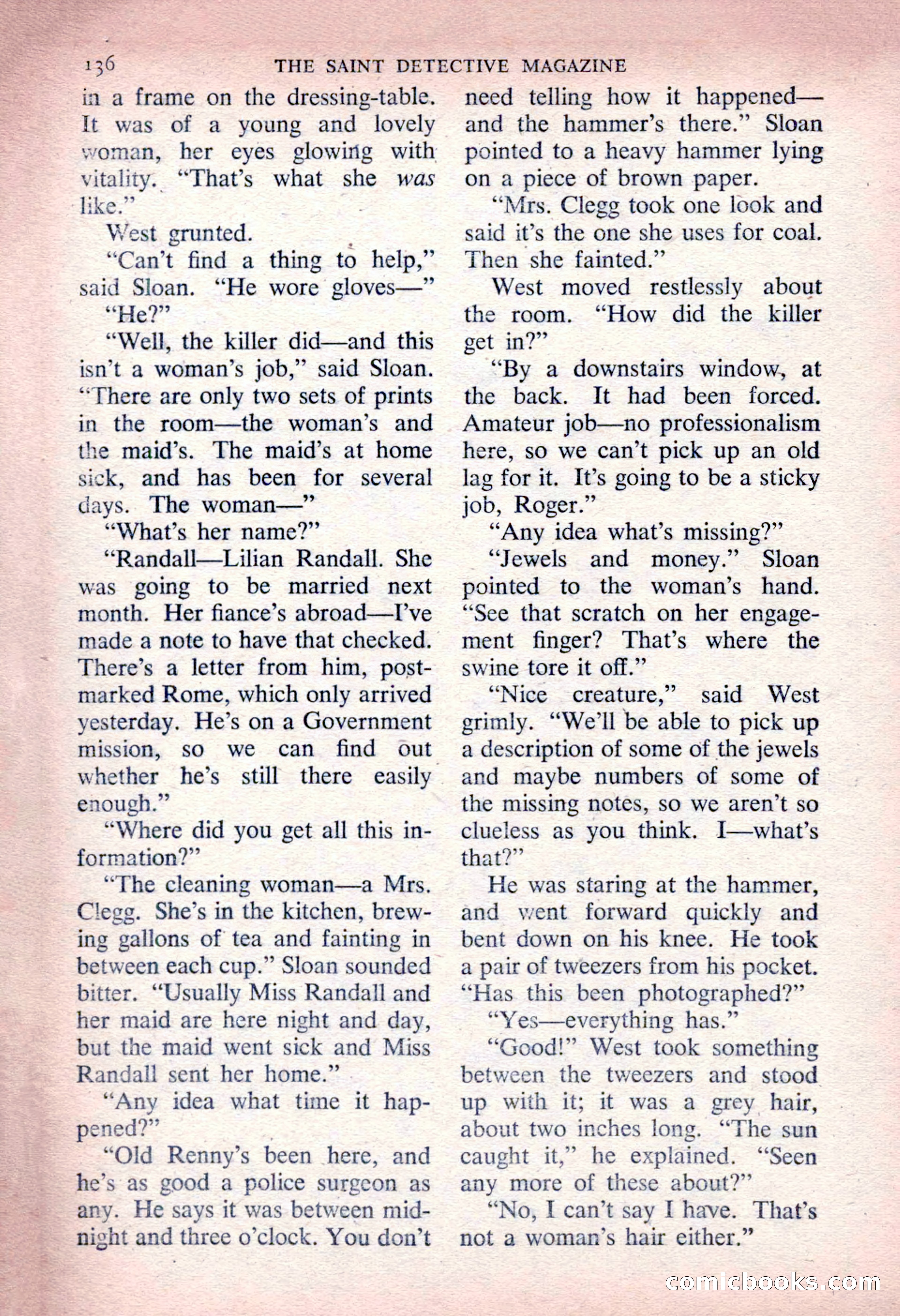 The Saint Detective Magazine — page 138 of 164
