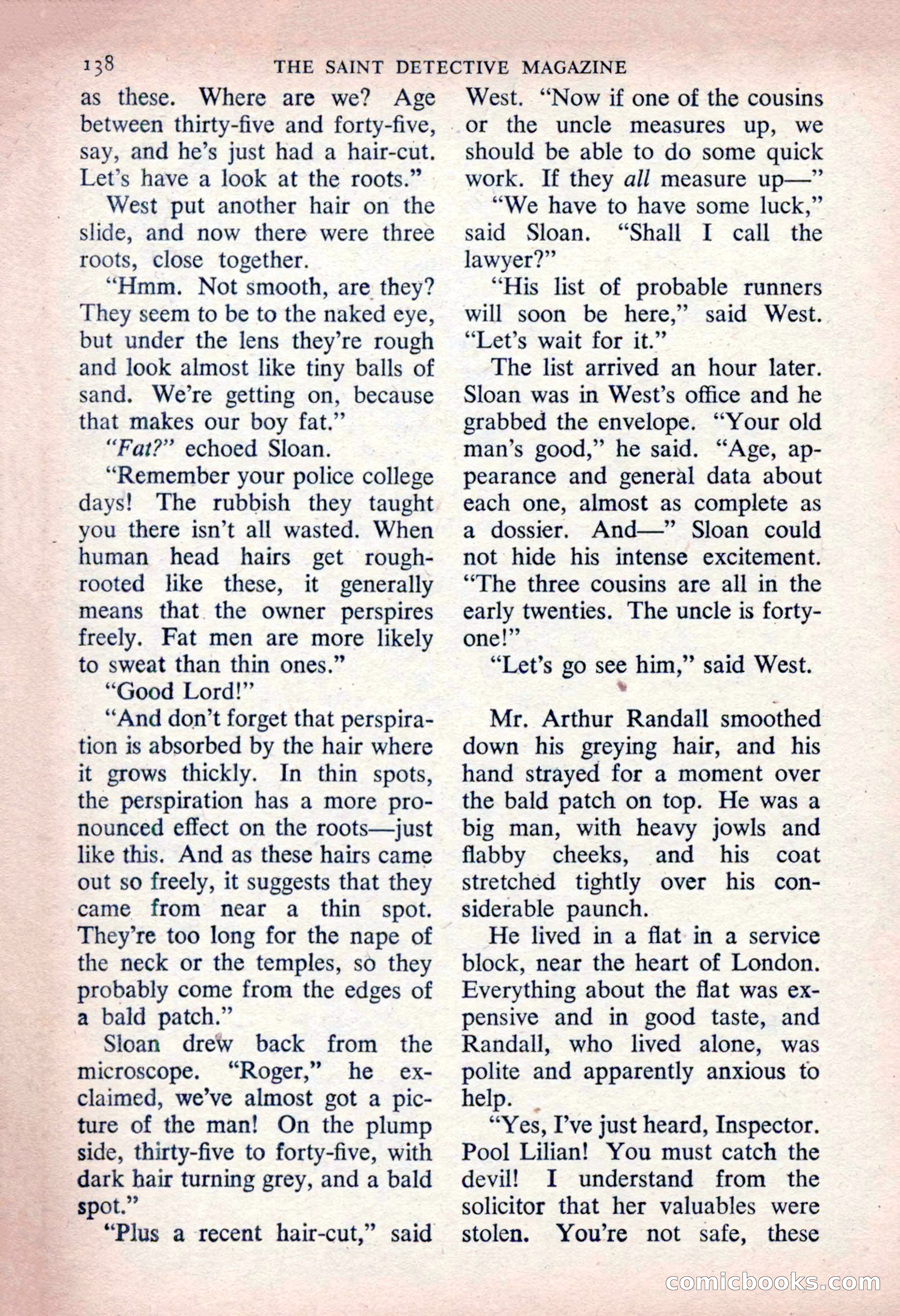 The Saint Detective Magazine — page 140 of 164