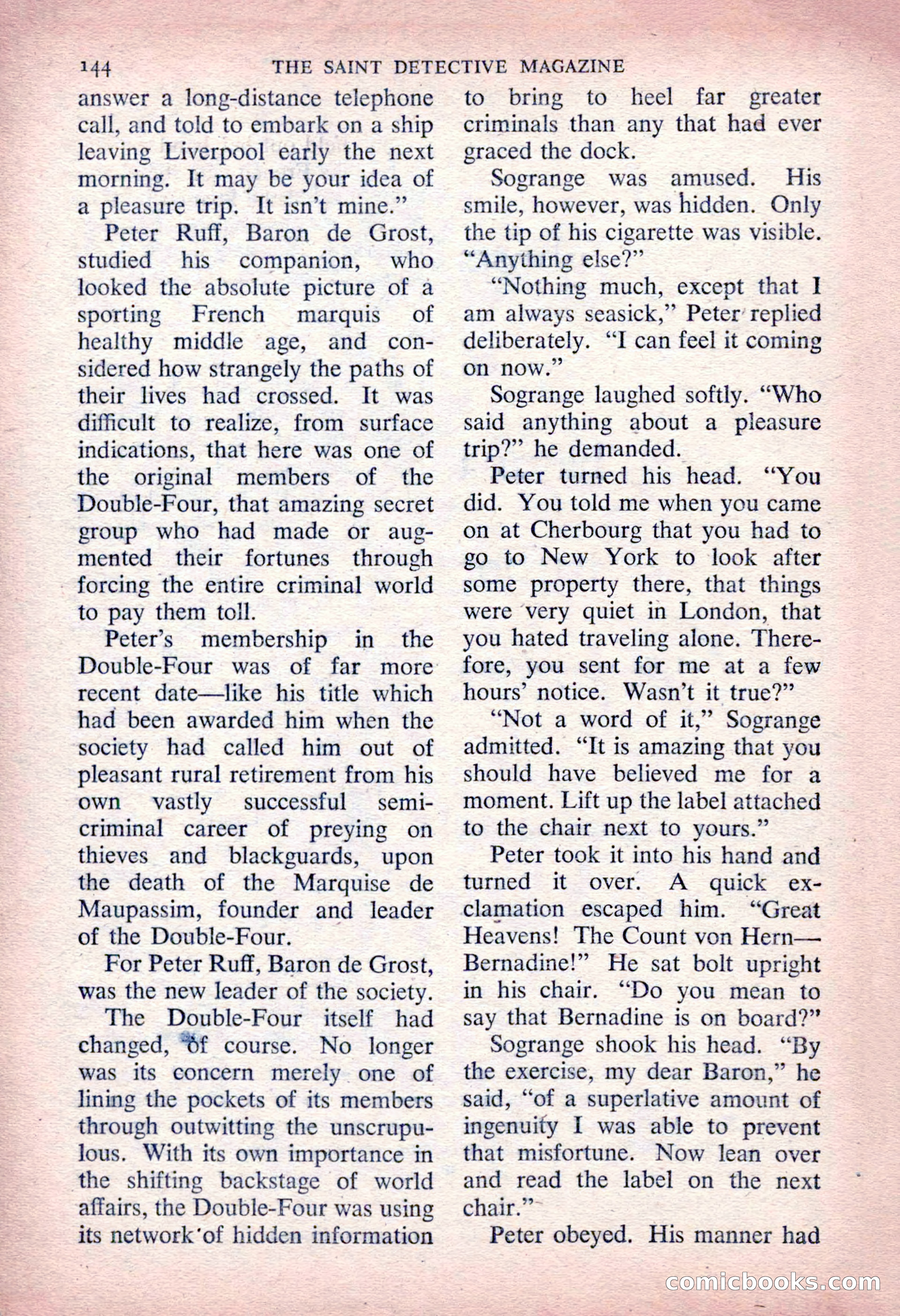 The Saint Detective Magazine — page 146 of 164
