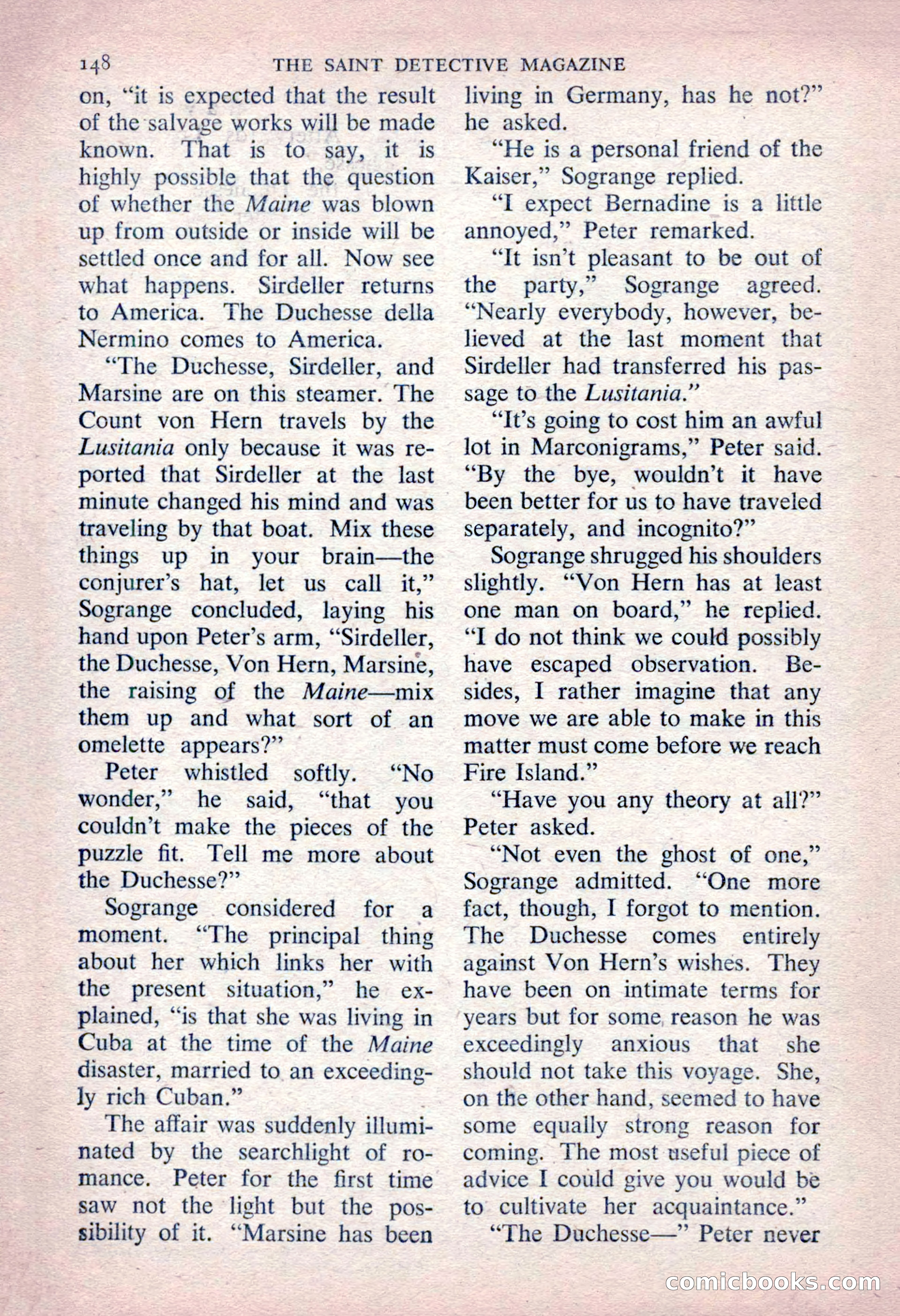 The Saint Detective Magazine — page 150 of 164