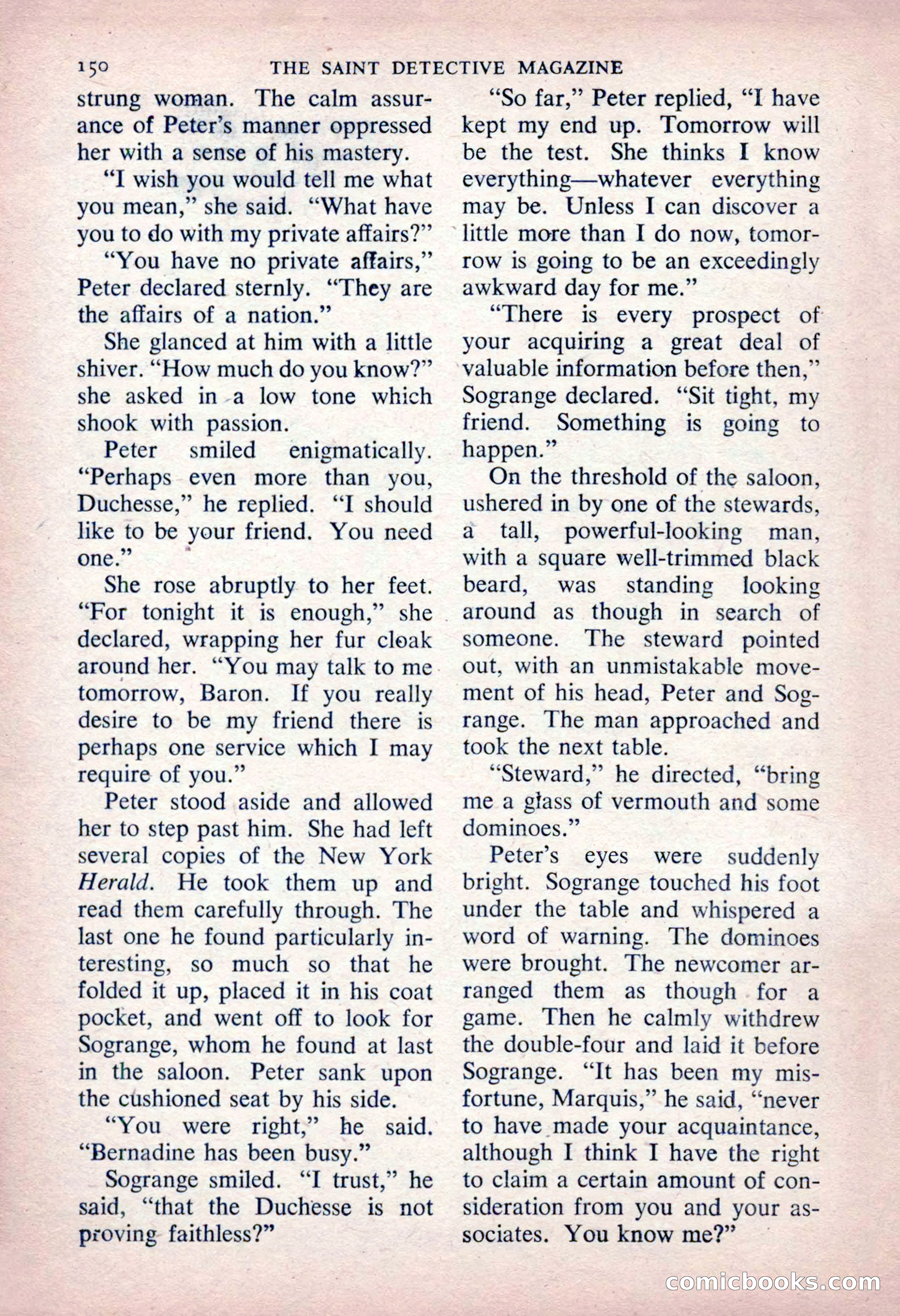 The Saint Detective Magazine — page 152 of 164