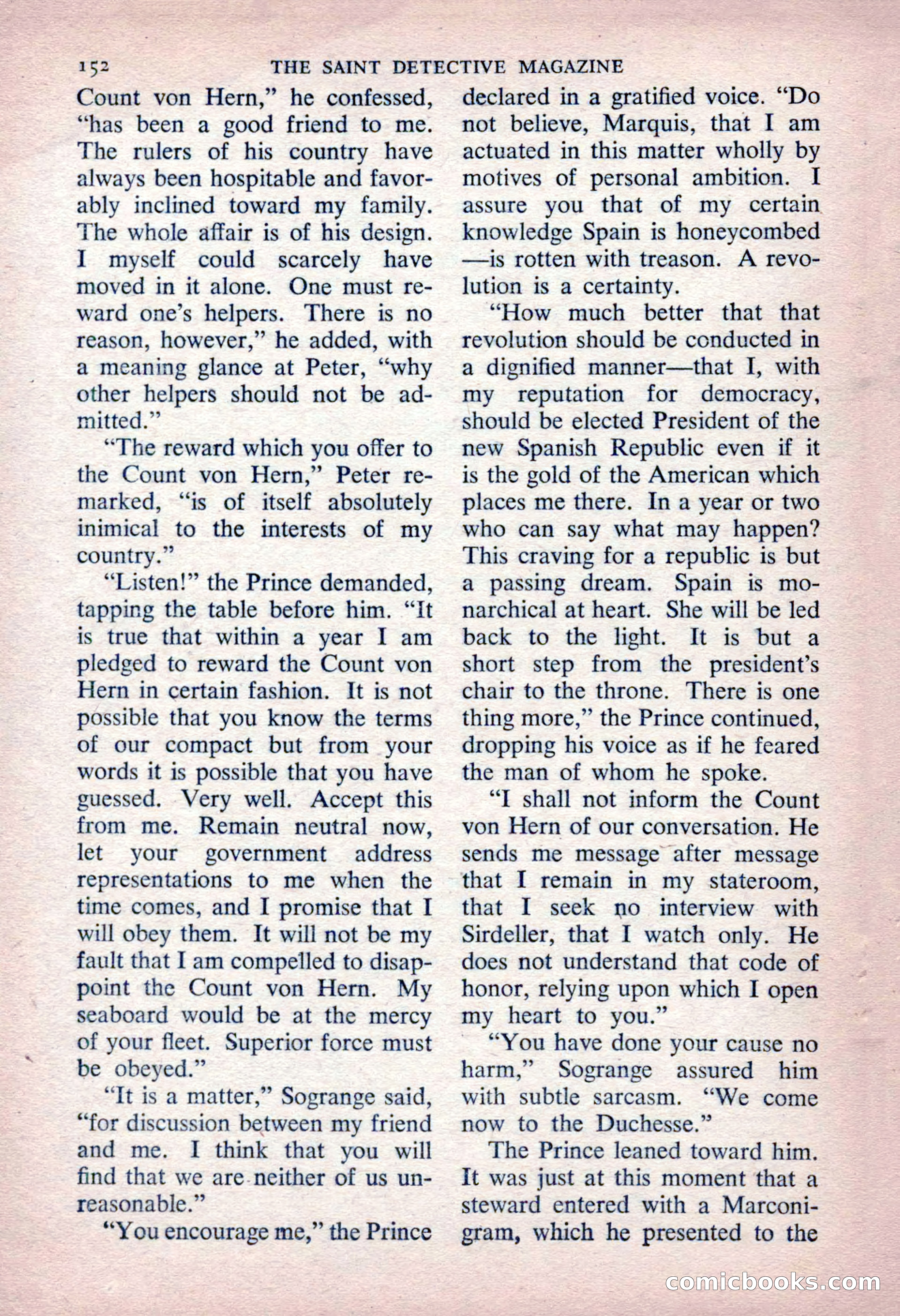 The Saint Detective Magazine — page 154 of 164