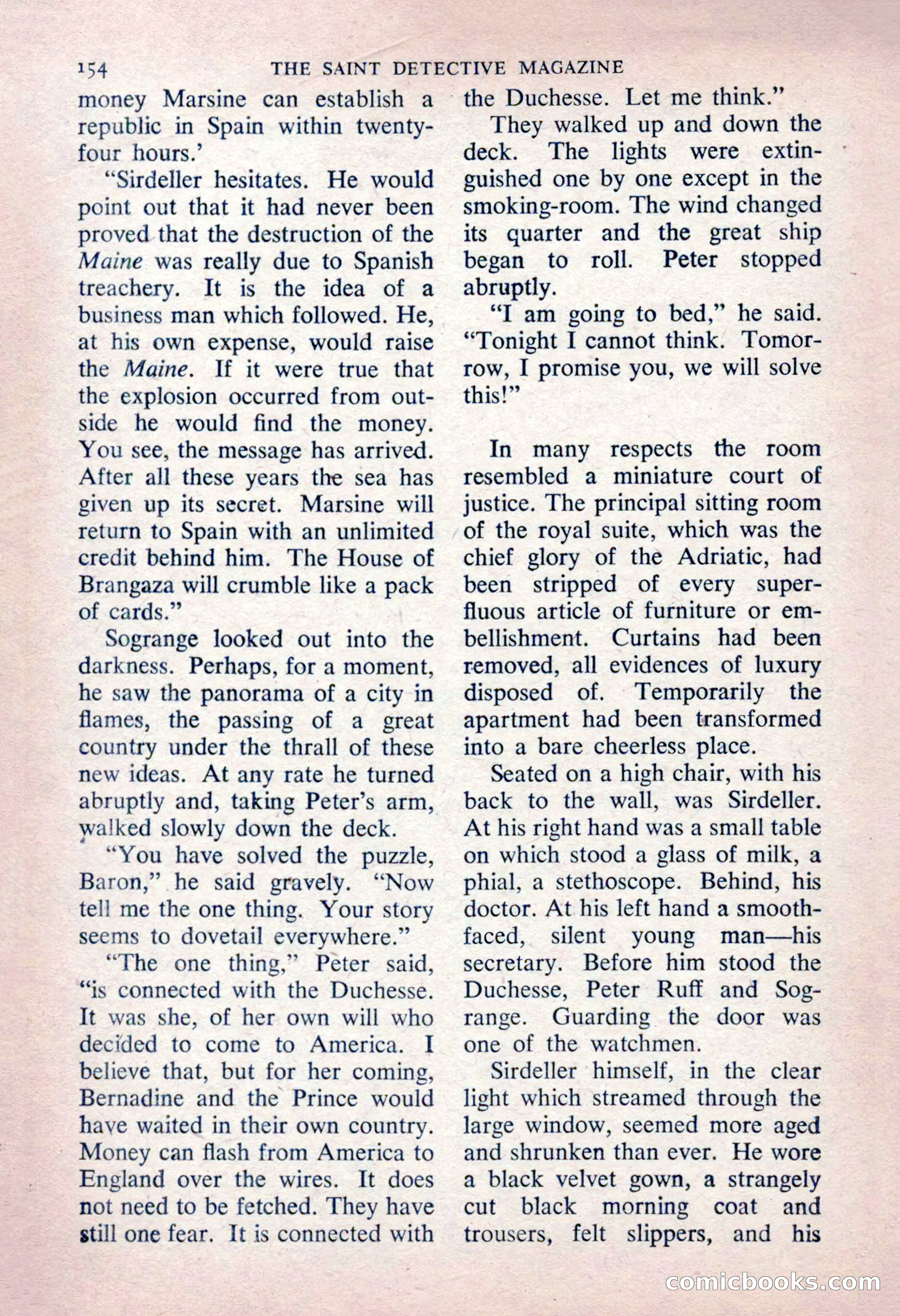 The Saint Detective Magazine — page 156 of 164