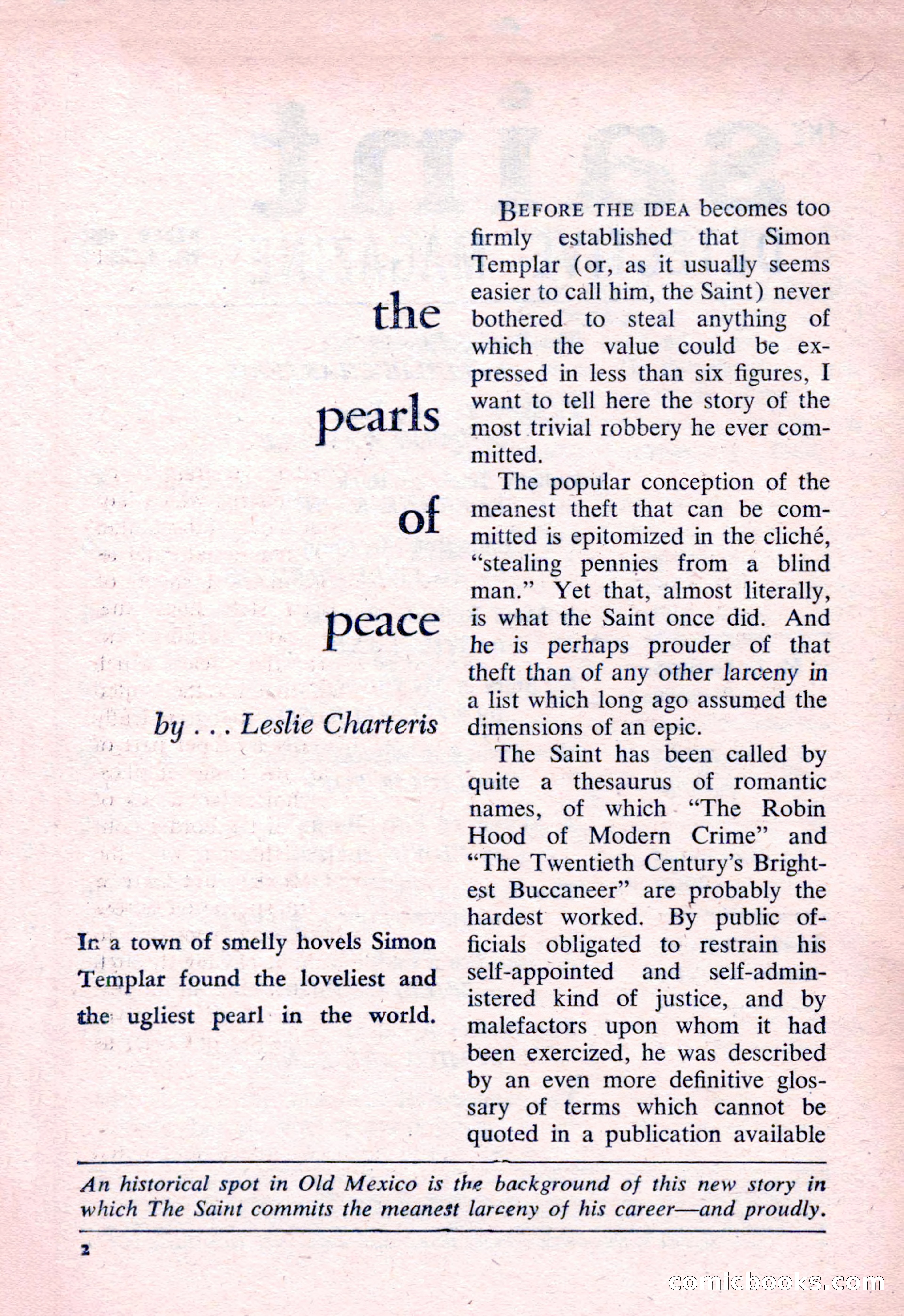 The Saint Detective Magazine, March 1954 — page 4 of 164