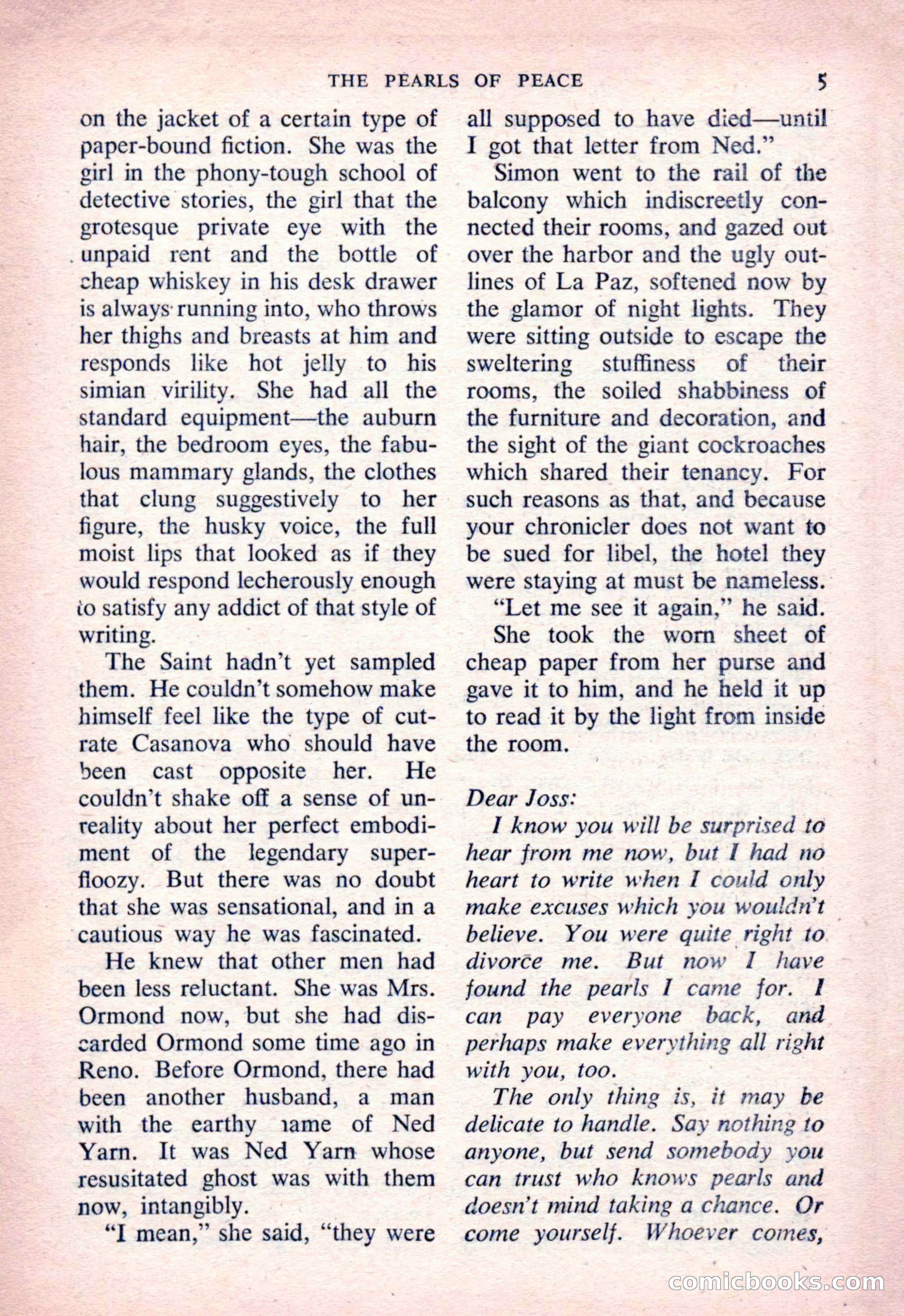The Saint Detective Magazine, March 1954 — page 7 of 164