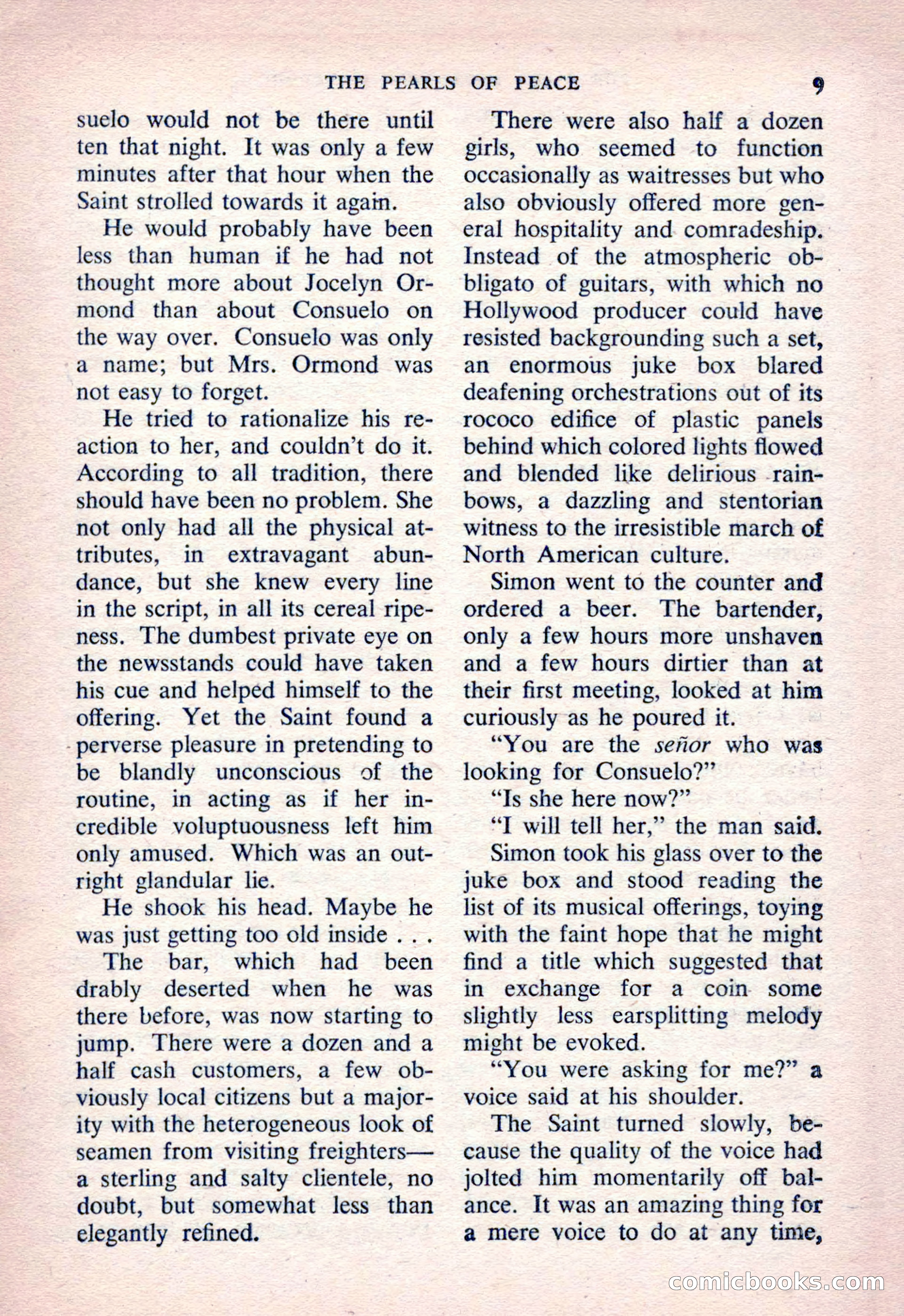 The Saint Detective Magazine, March 1954 — page 11 of 164