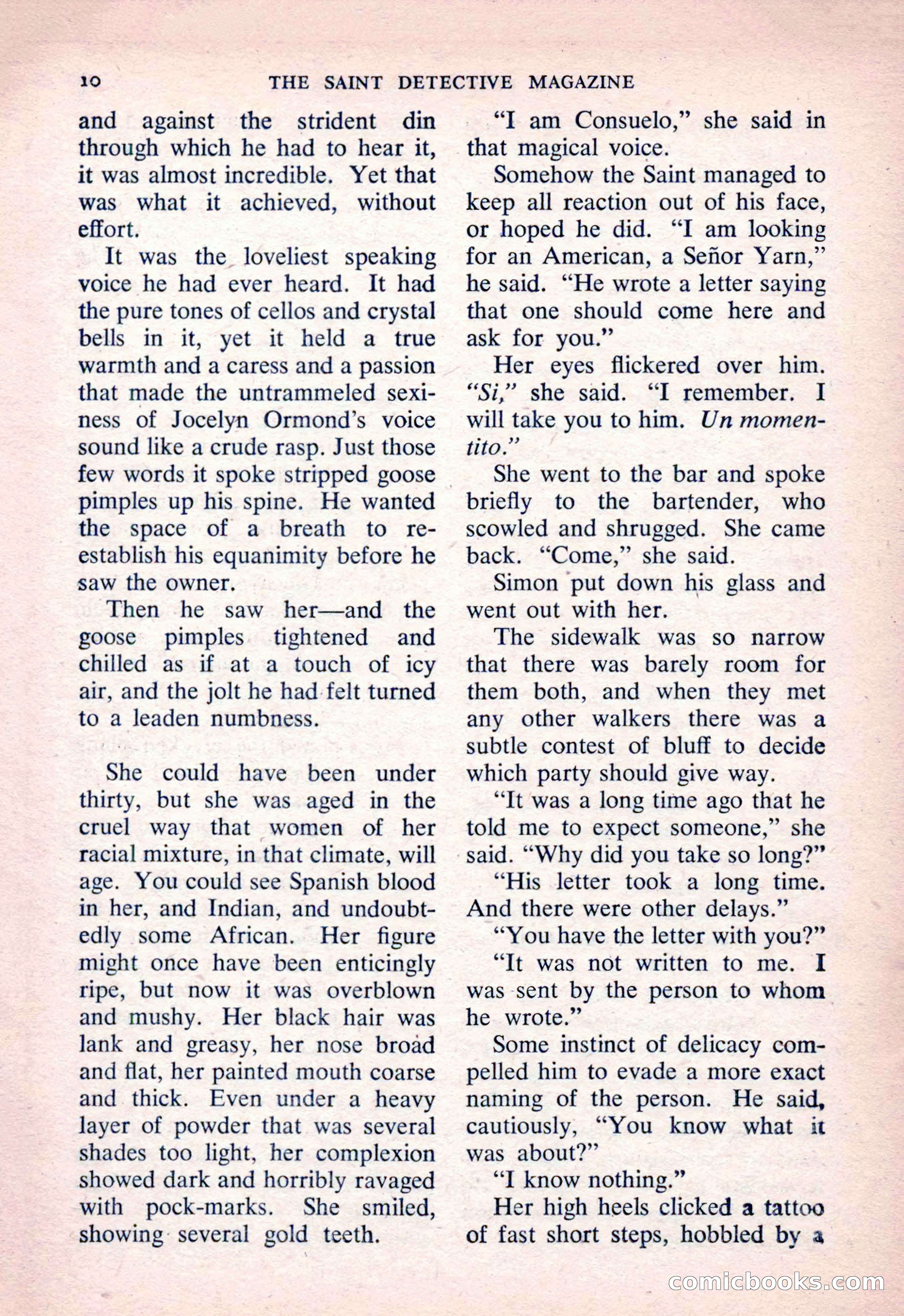 The Saint Detective Magazine, March 1954 — page 12 of 164
