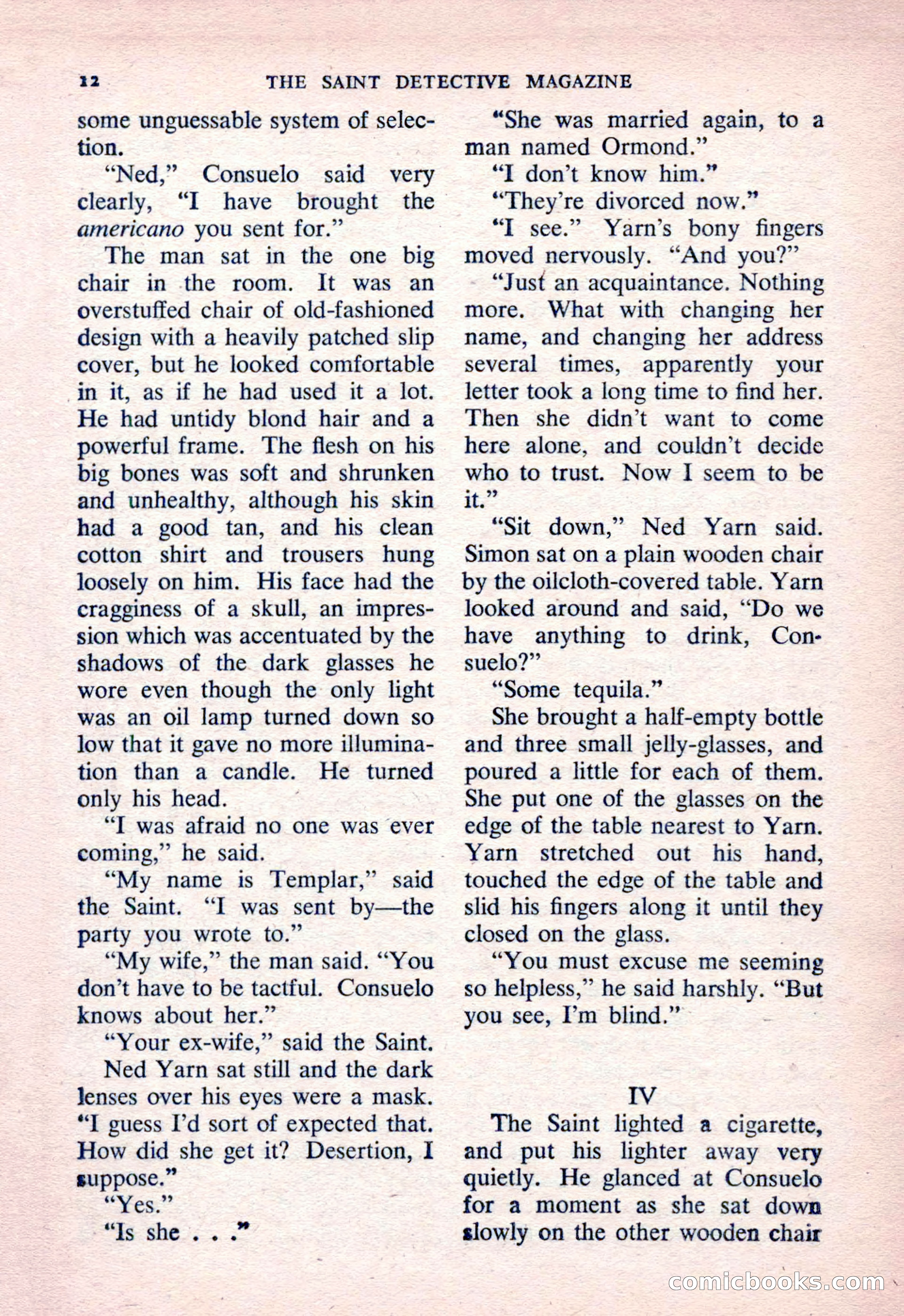The Saint Detective Magazine, March 1954 — page 14 of 164