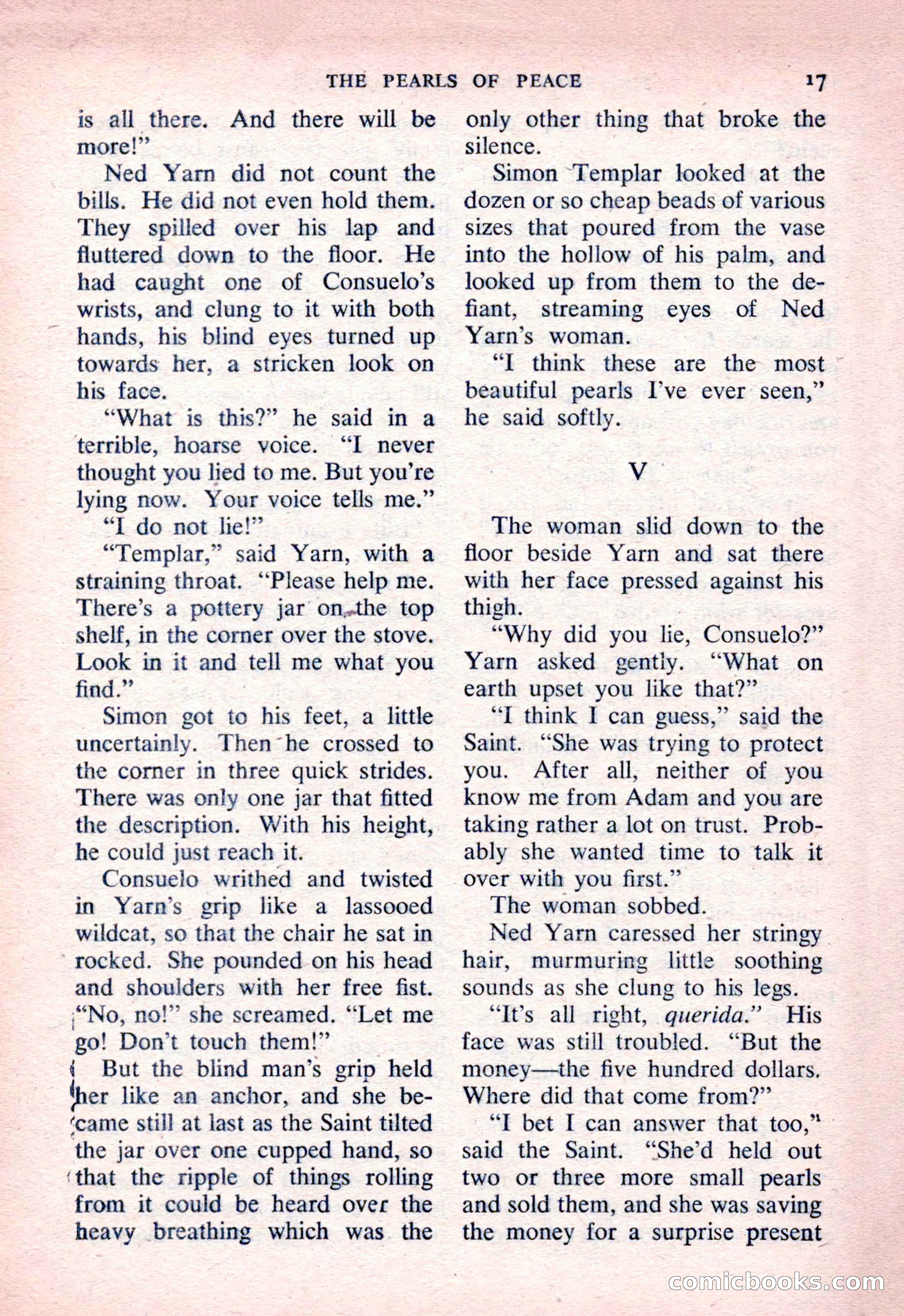 The Saint Detective Magazine, March 1954 — page 19 of 164