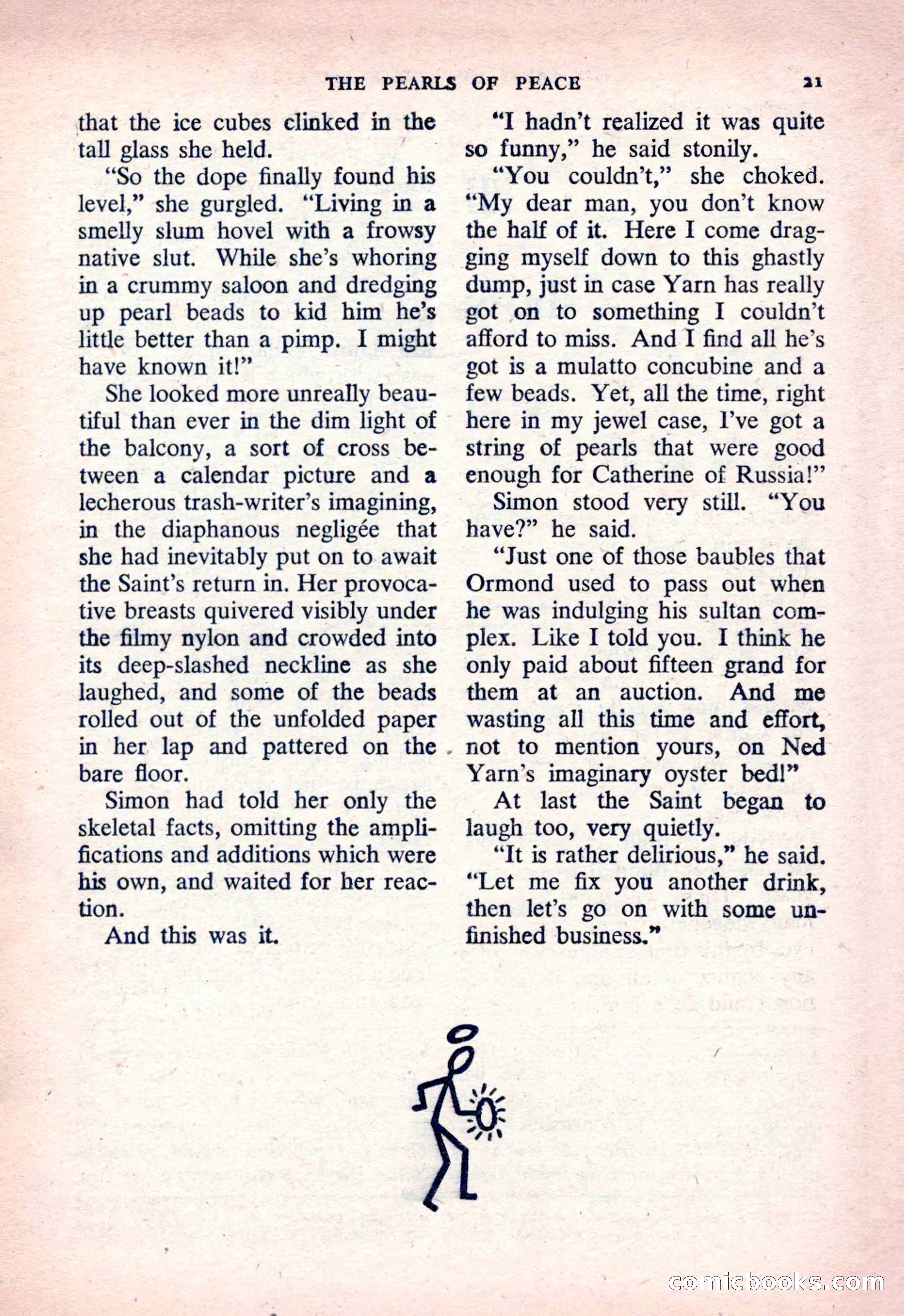 The Saint Detective Magazine, March 1954 — page 23 of 164