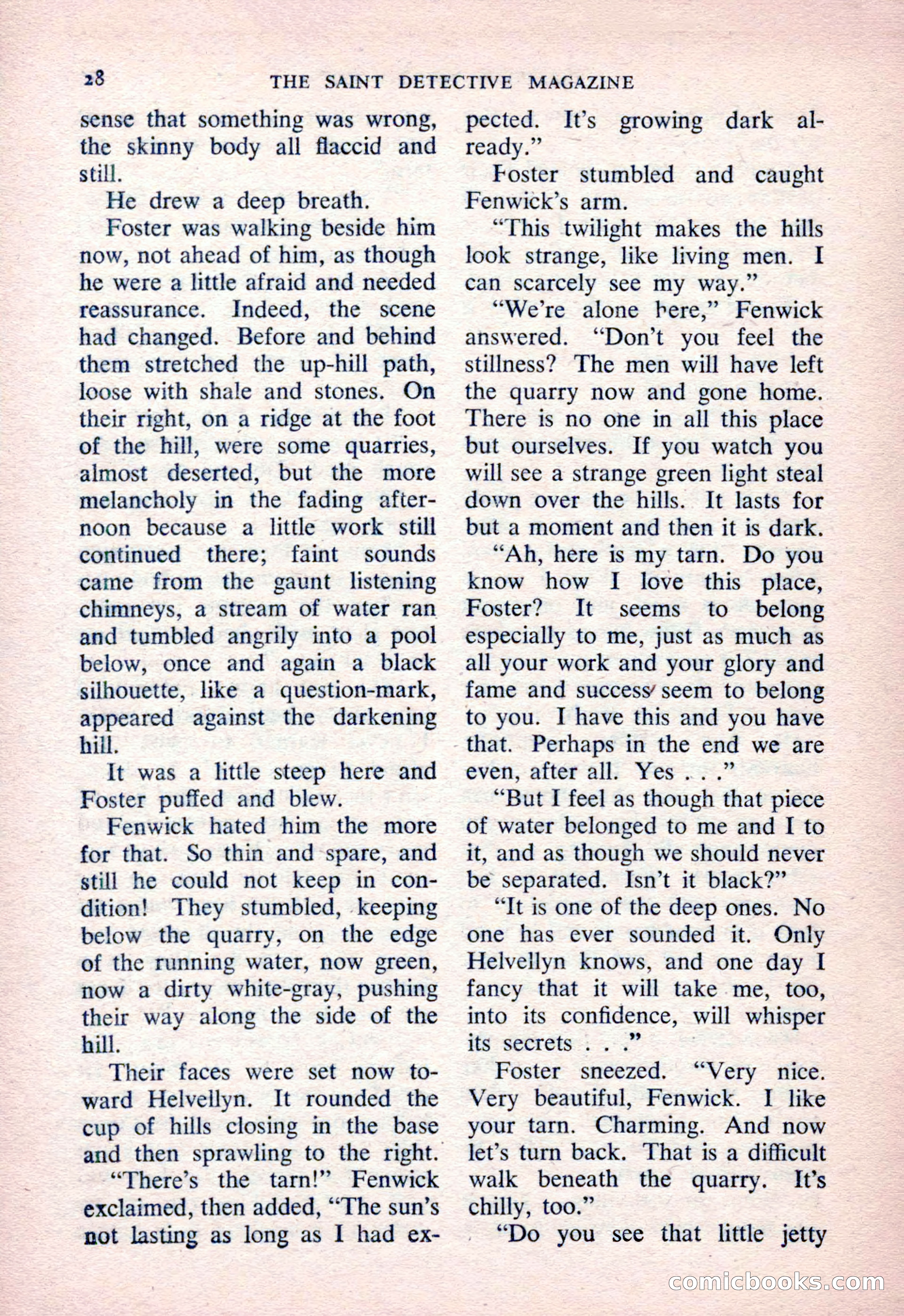 The Saint Detective Magazine, March 1954 — page 30 of 164