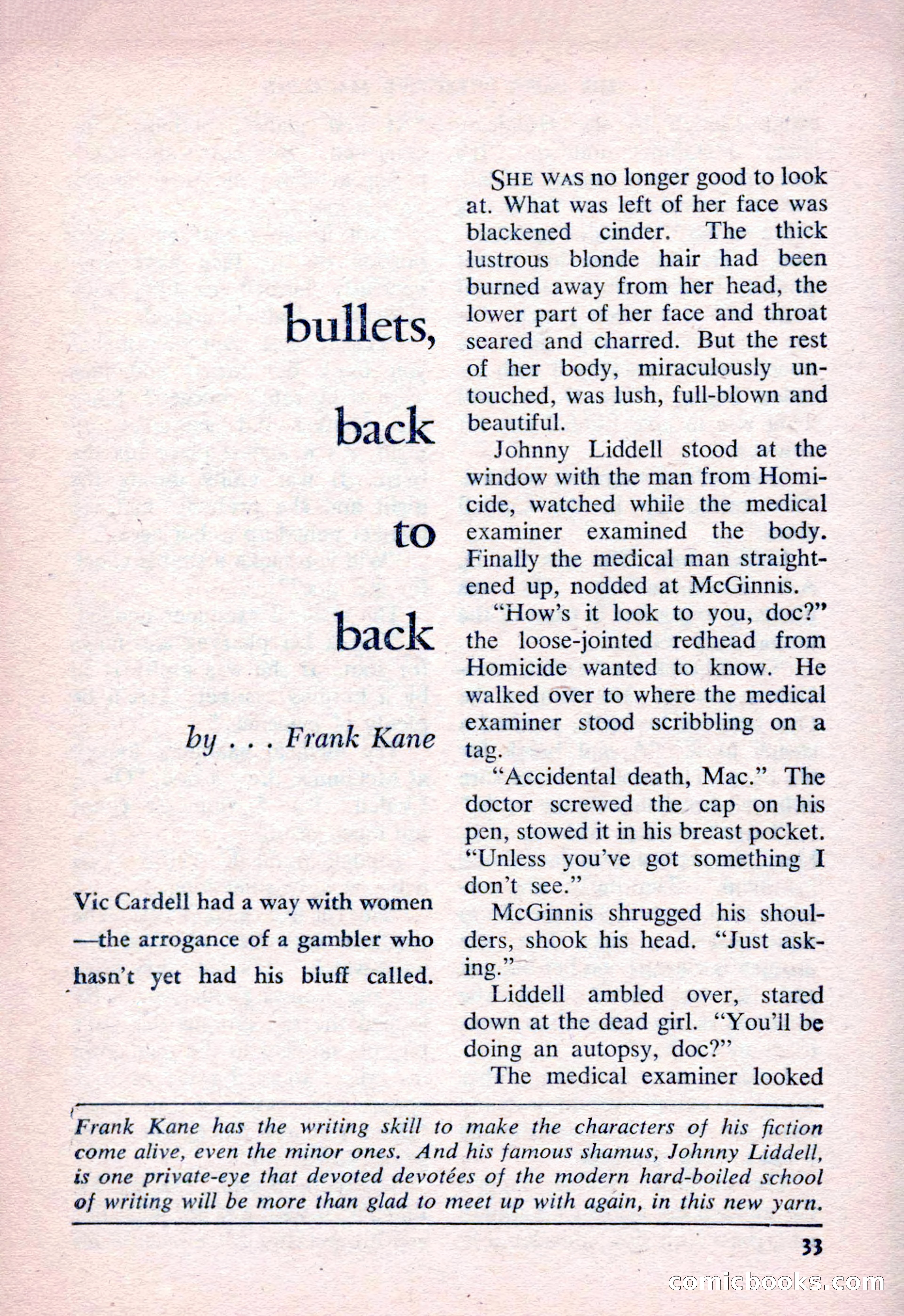 The Saint Detective Magazine, March 1954 — page 35 of 164