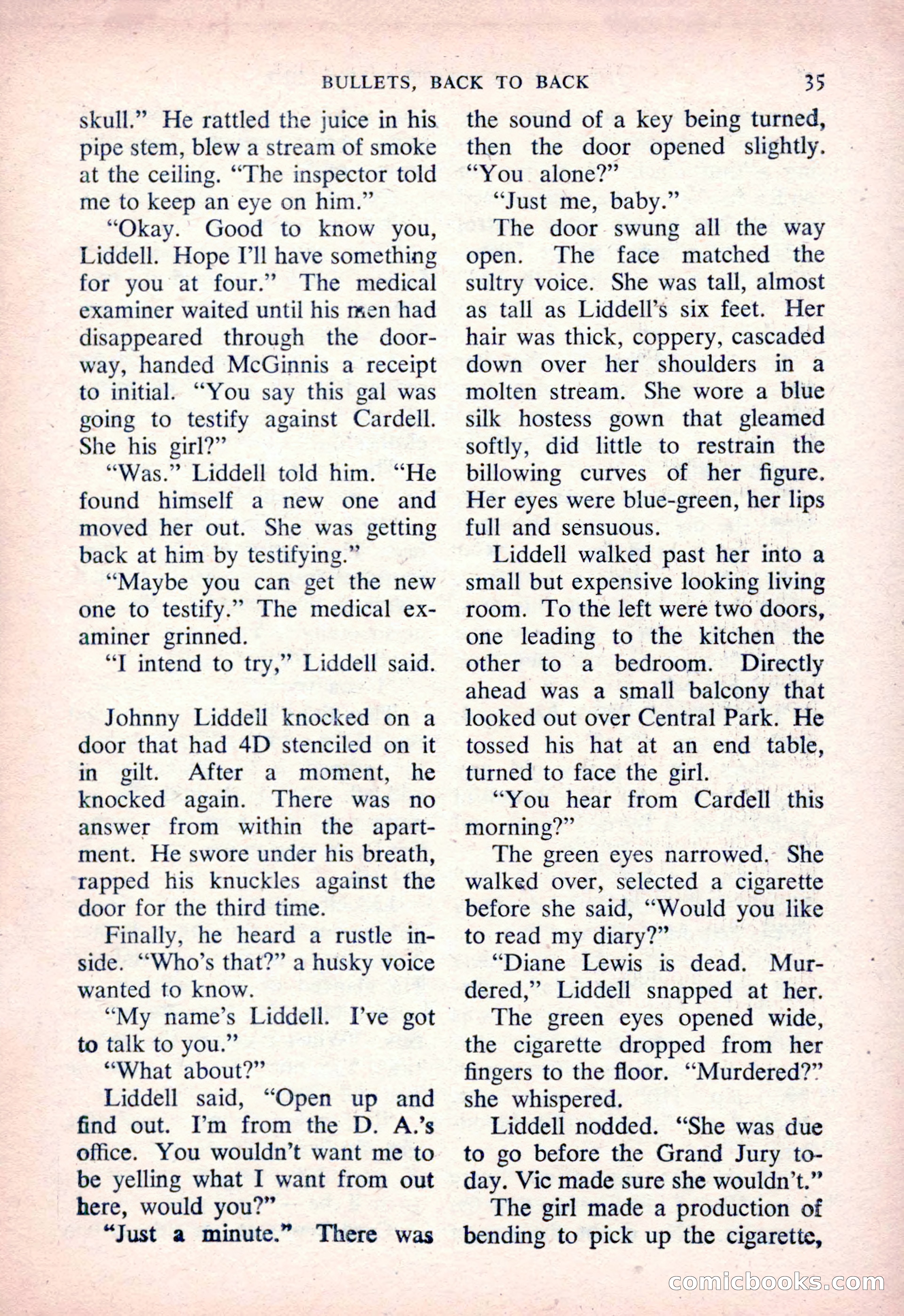 The Saint Detective Magazine, March 1954 — page 37 of 164