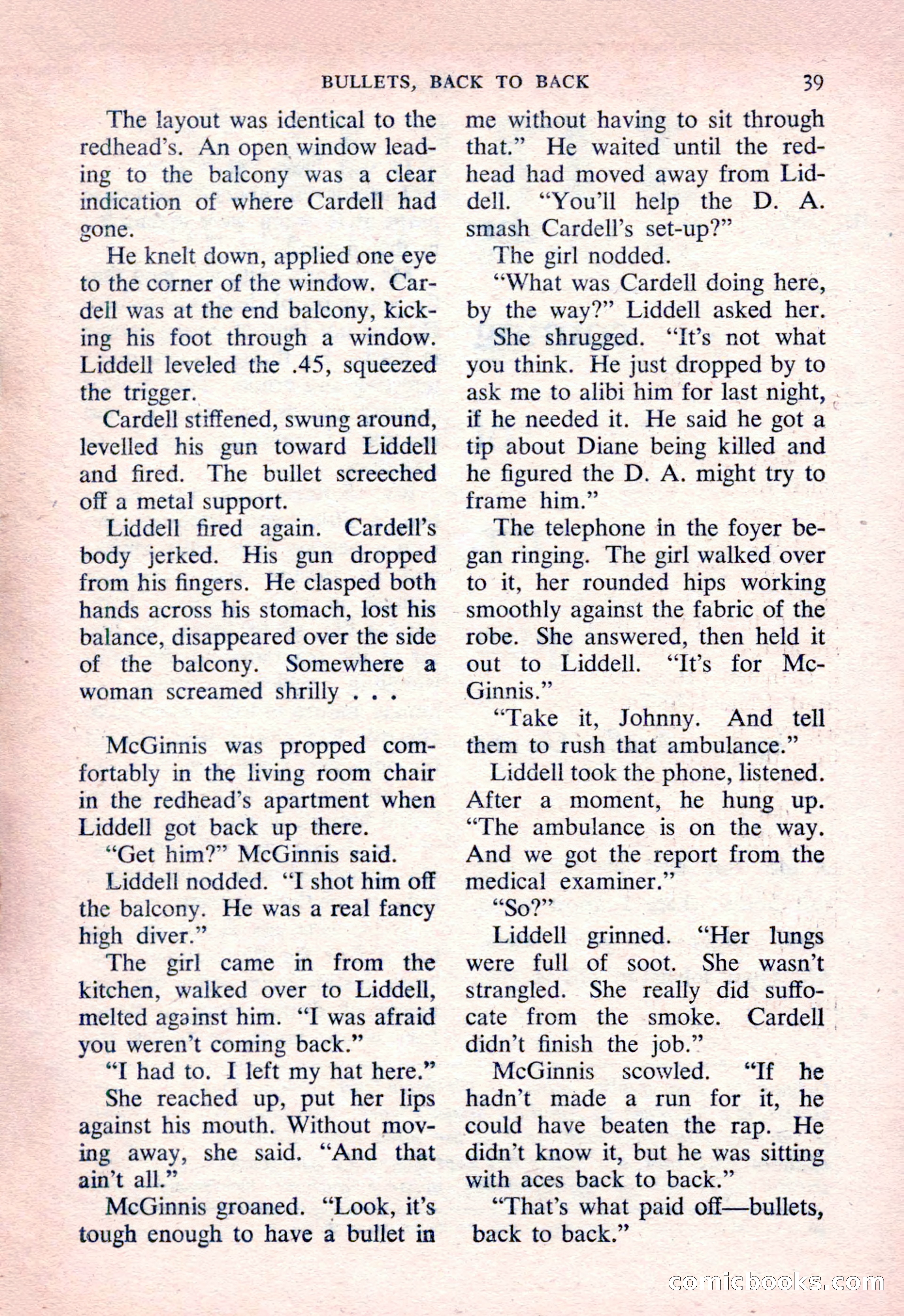 The Saint Detective Magazine, March 1954 — page 41 of 164