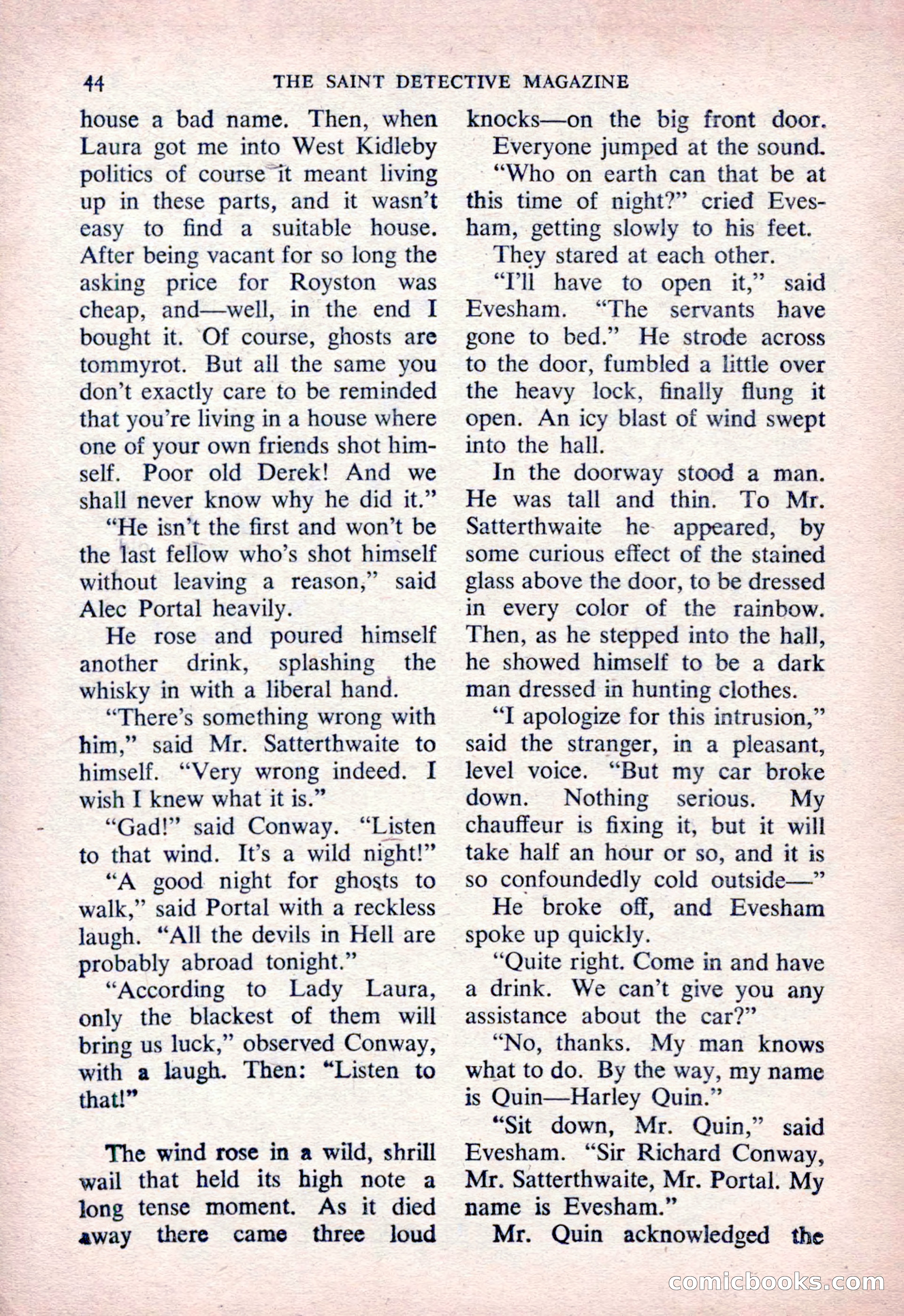 The Saint Detective Magazine, March 1954 — page 46 of 164