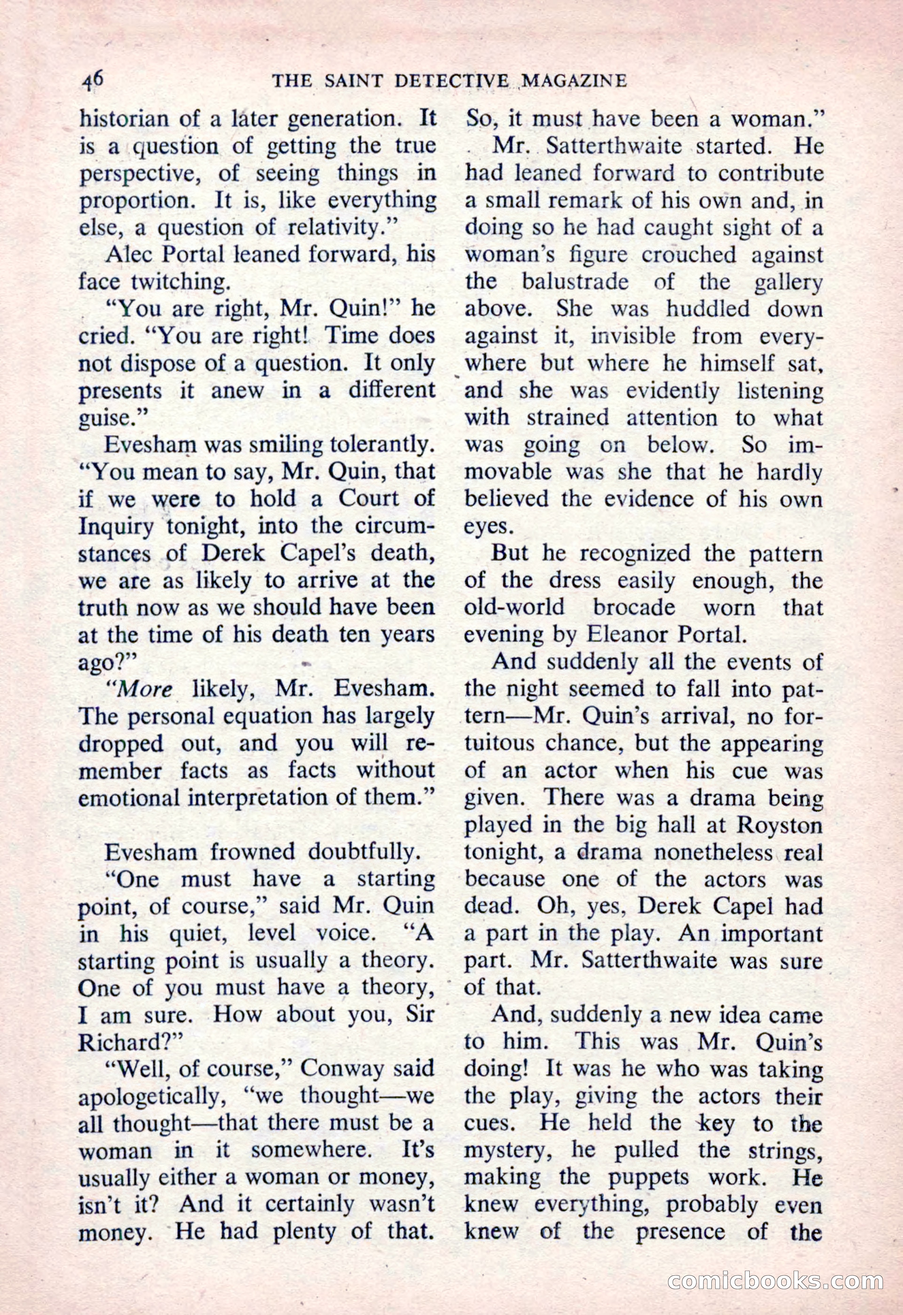 The Saint Detective Magazine, March 1954 — page 48 of 164