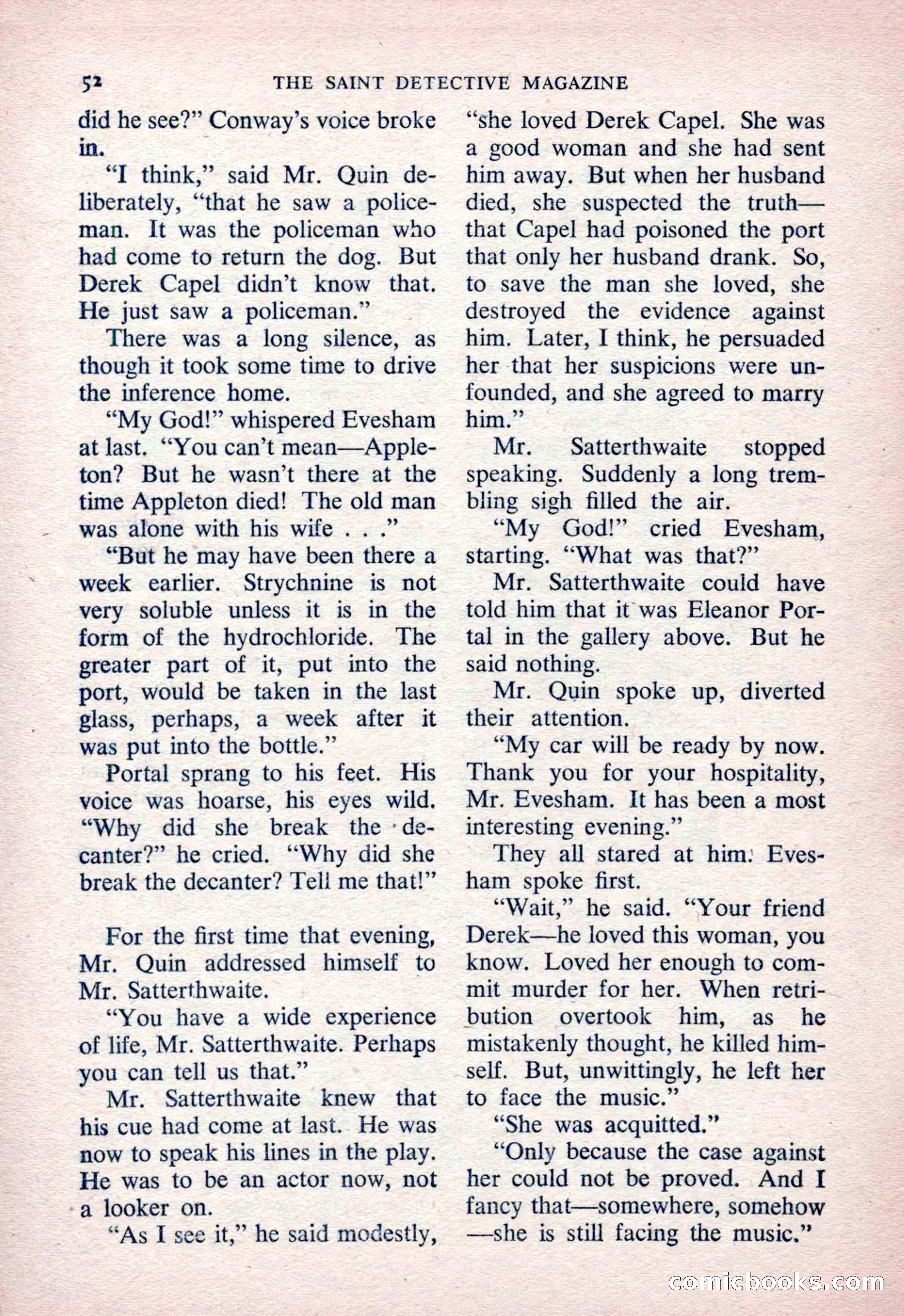 The Saint Detective Magazine, March 1954 — page 54 of 164