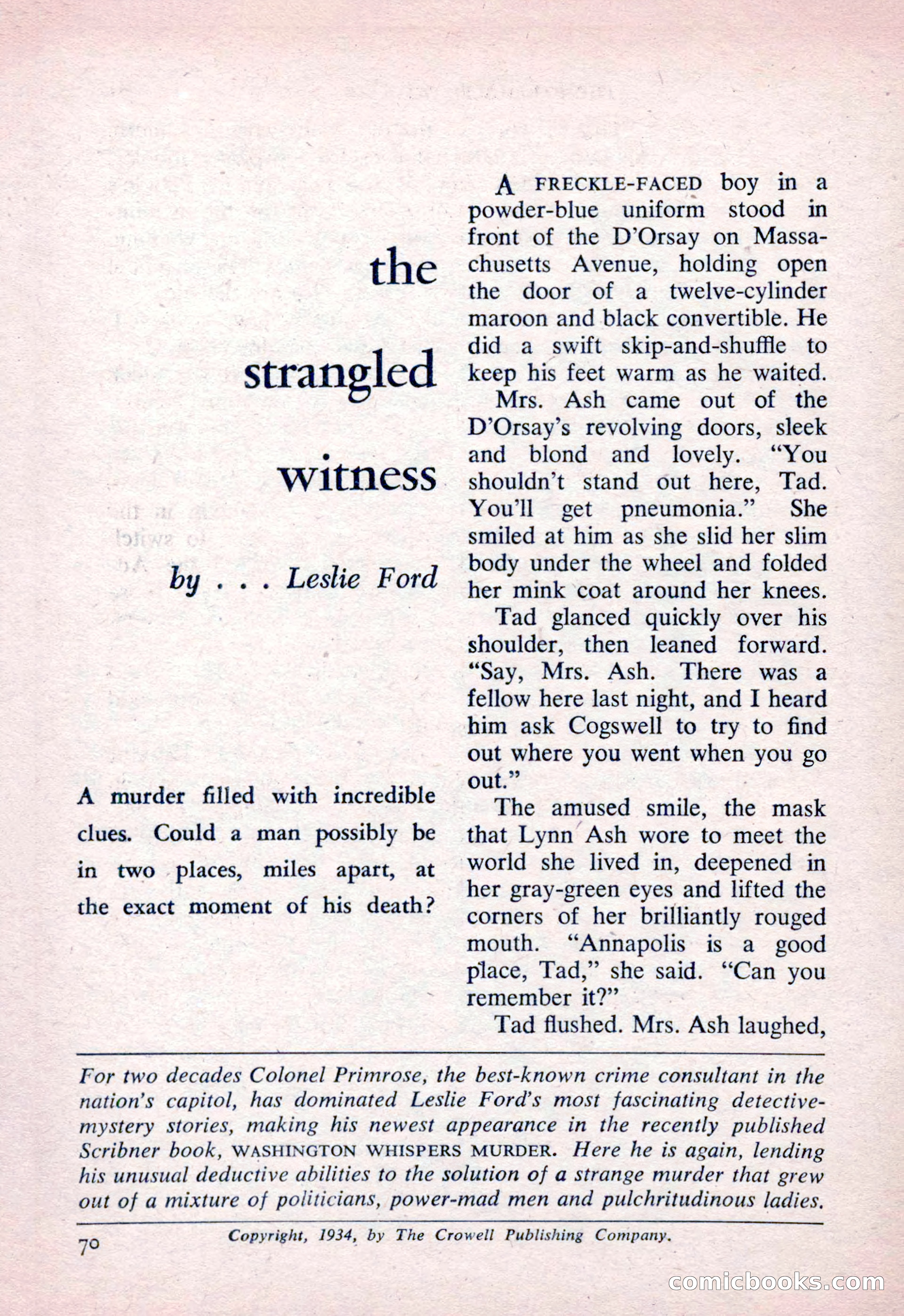 The Saint Detective Magazine, March 1954 — page 72 of 164