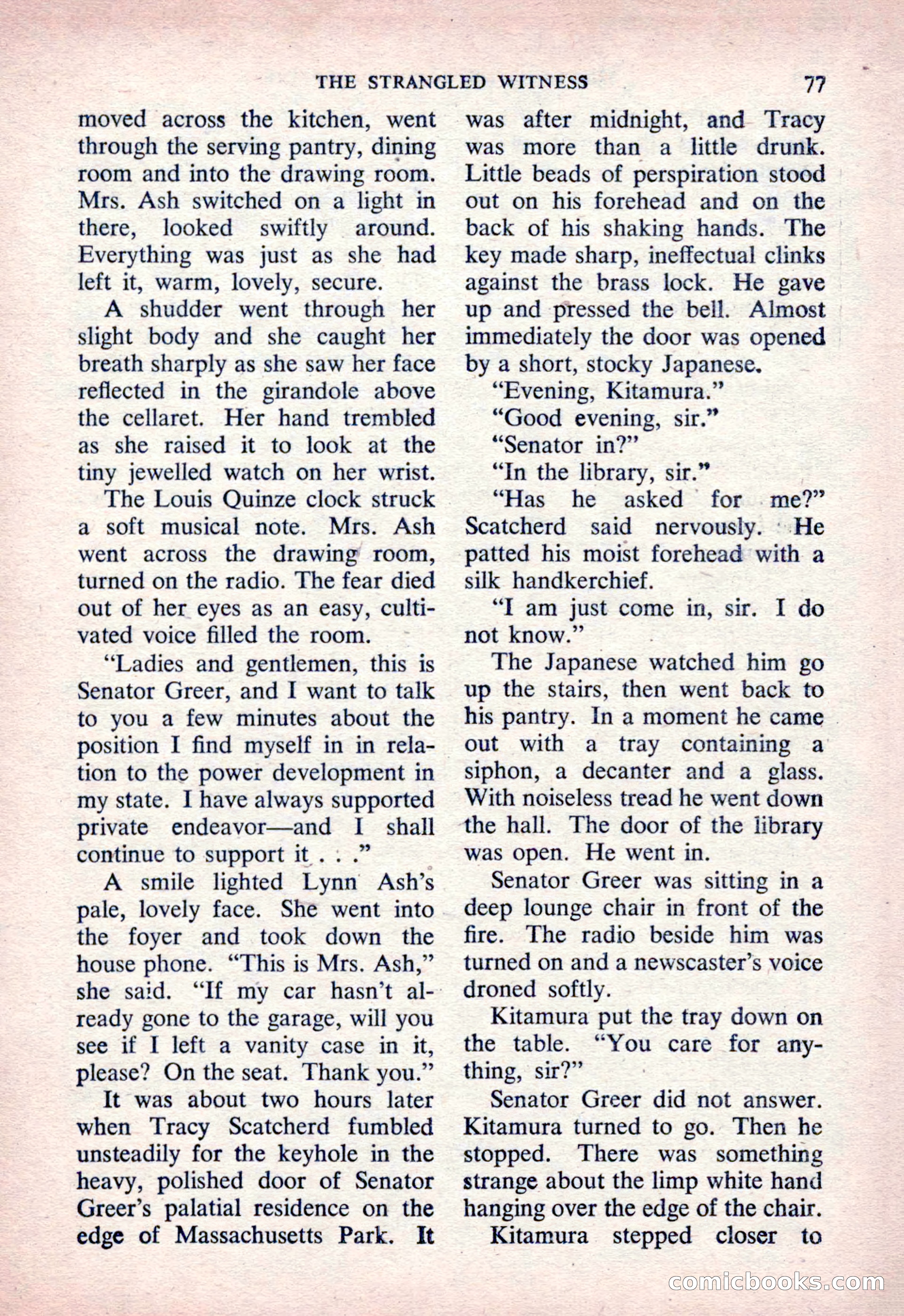The Saint Detective Magazine, March 1954 — page 79 of 164