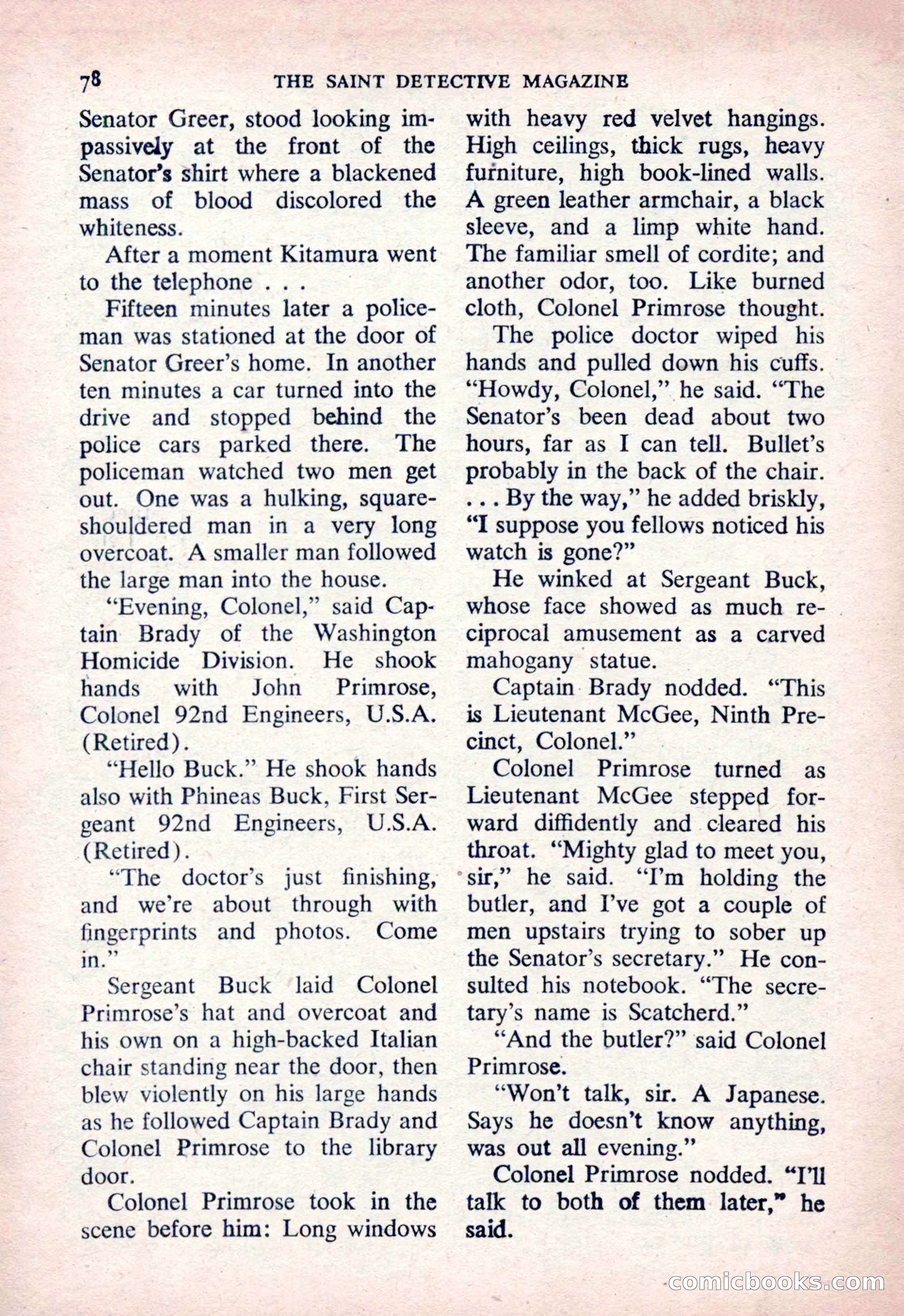 The Saint Detective Magazine, March 1954 — page 80 of 164