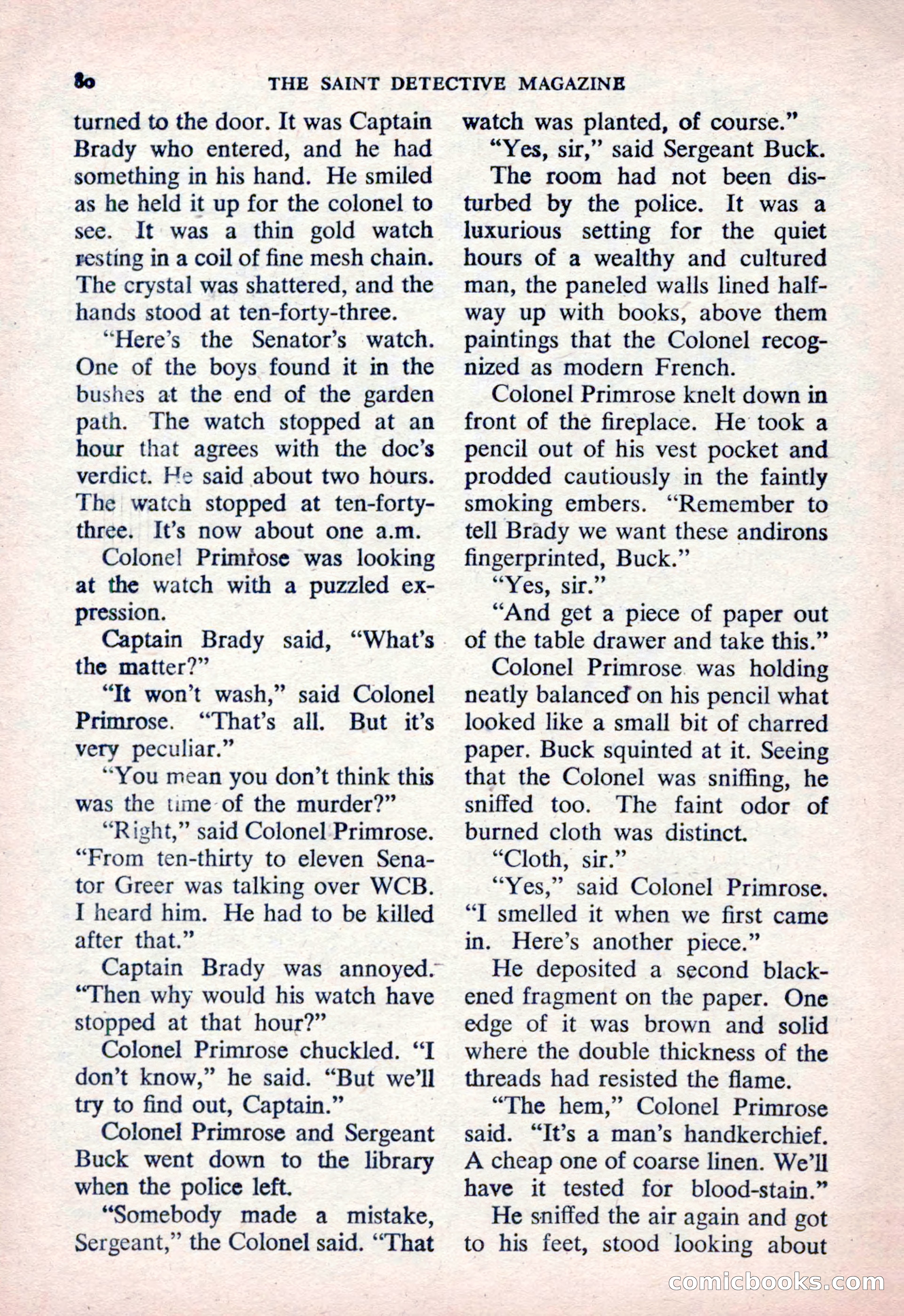 The Saint Detective Magazine, March 1954 — page 82 of 164