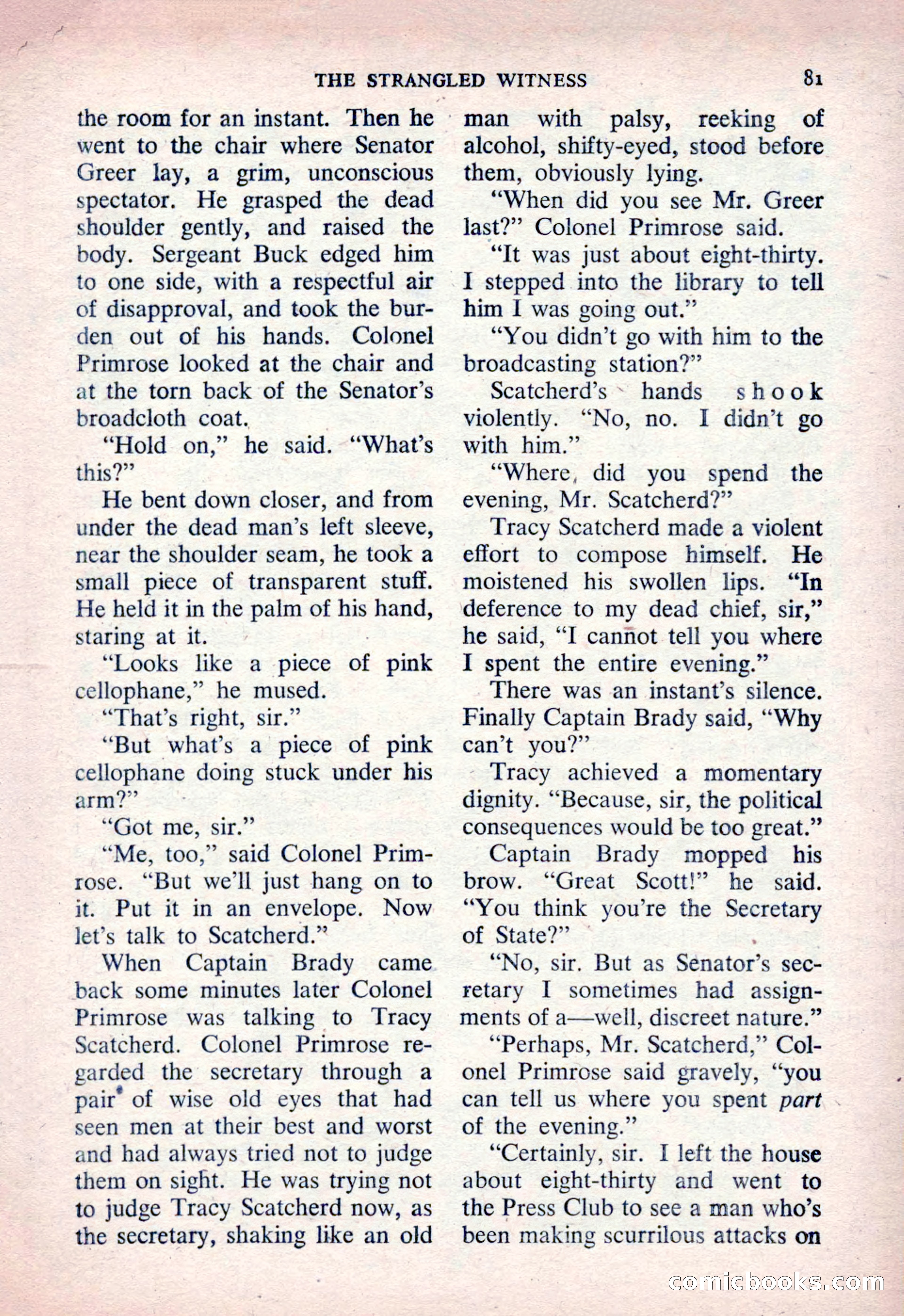 The Saint Detective Magazine, March 1954 — page 83 of 164