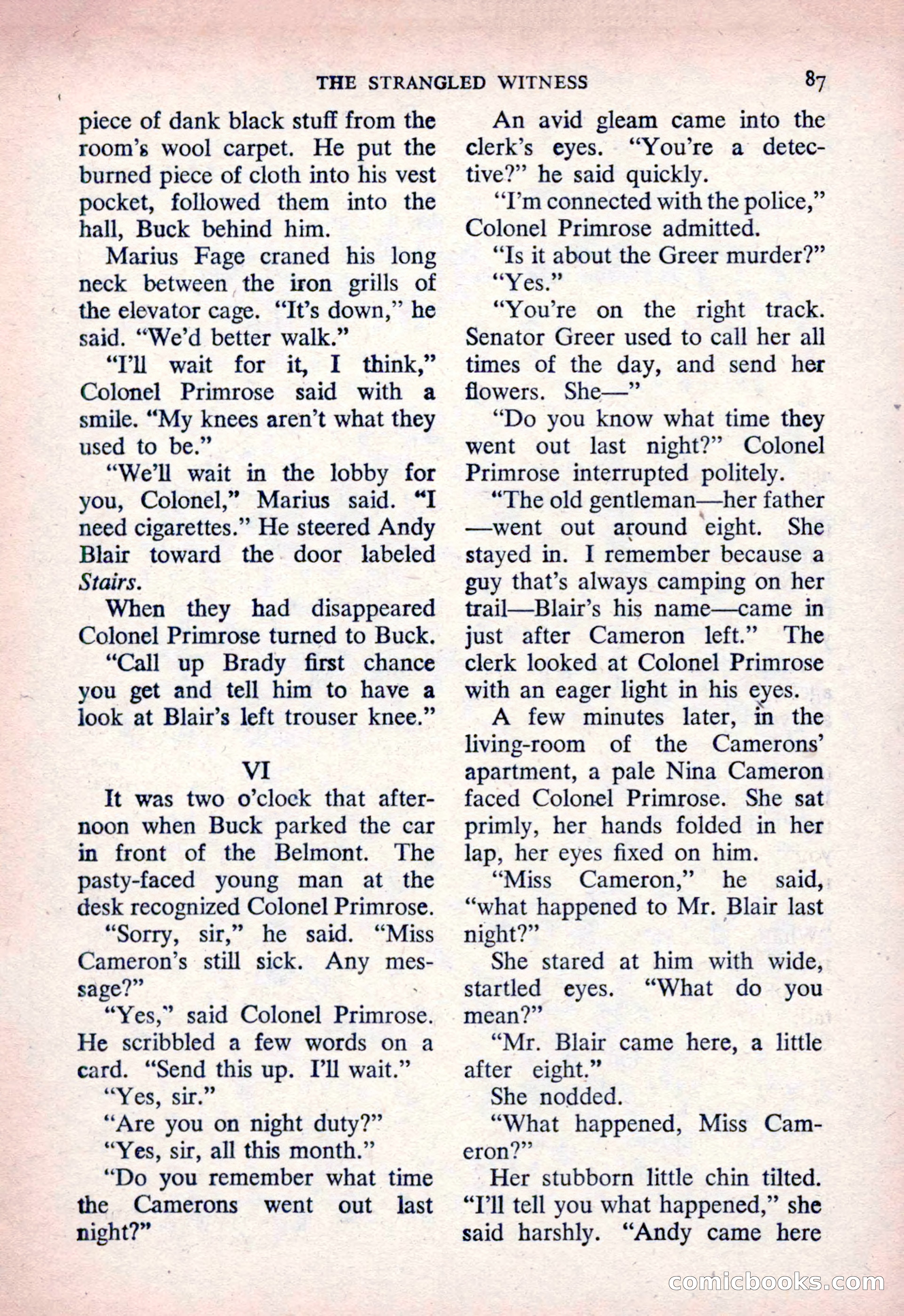 The Saint Detective Magazine, March 1954 — page 89 of 164