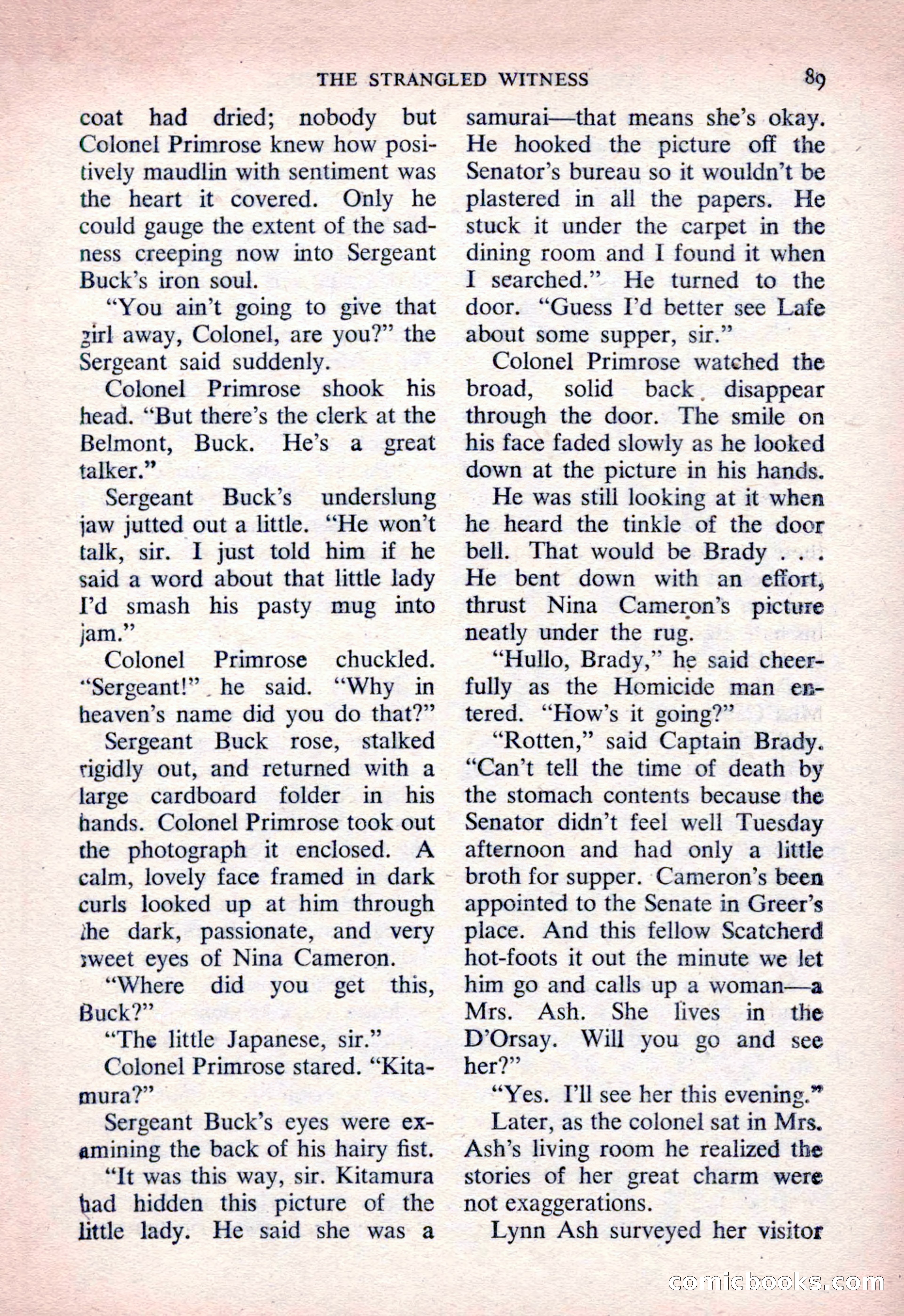 The Saint Detective Magazine, March 1954 — page 91 of 164