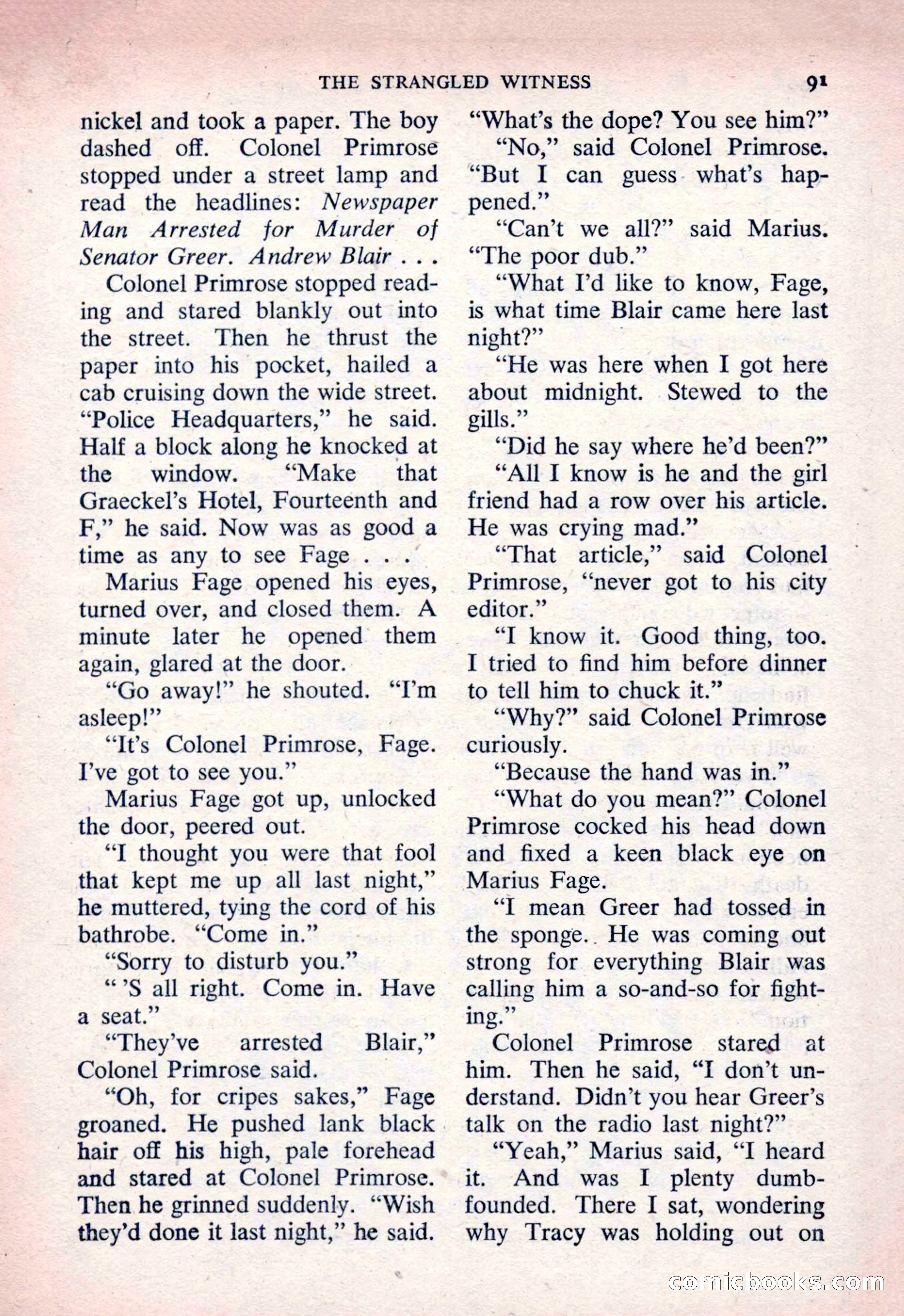 The Saint Detective Magazine, March 1954 — page 93 of 164
