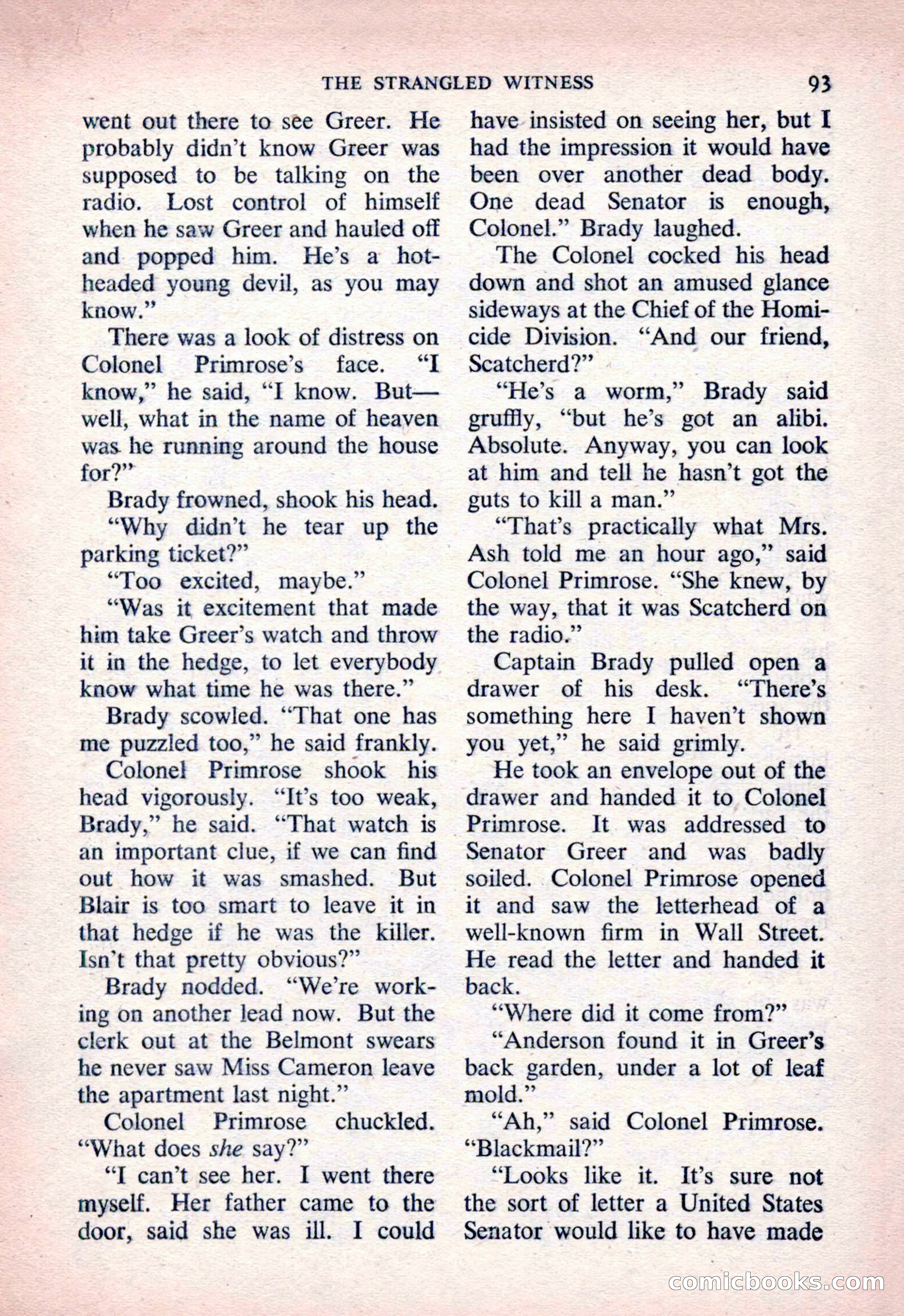 The Saint Detective Magazine, March 1954 — page 95 of 164