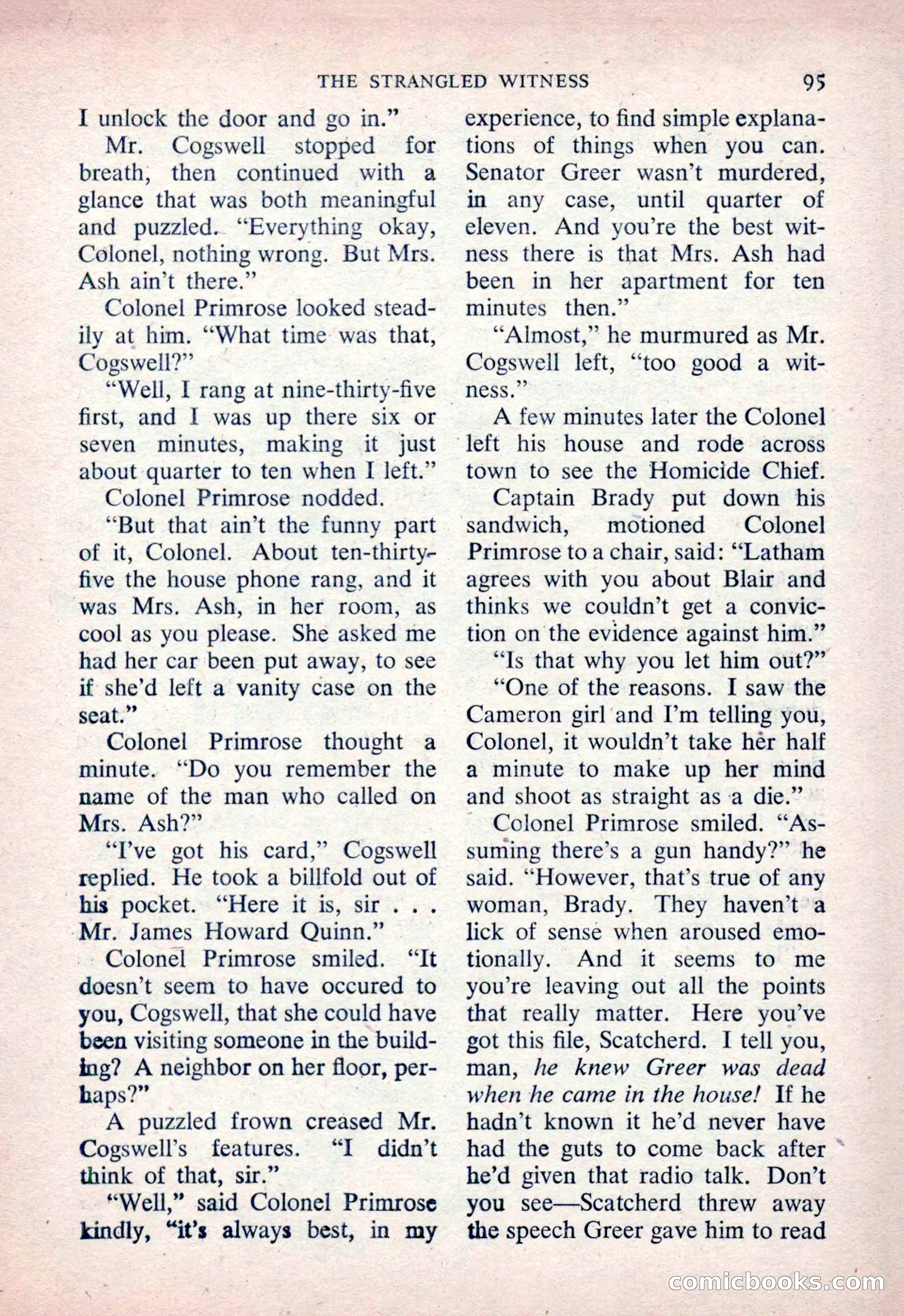 The Saint Detective Magazine, March 1954 — page 97 of 164