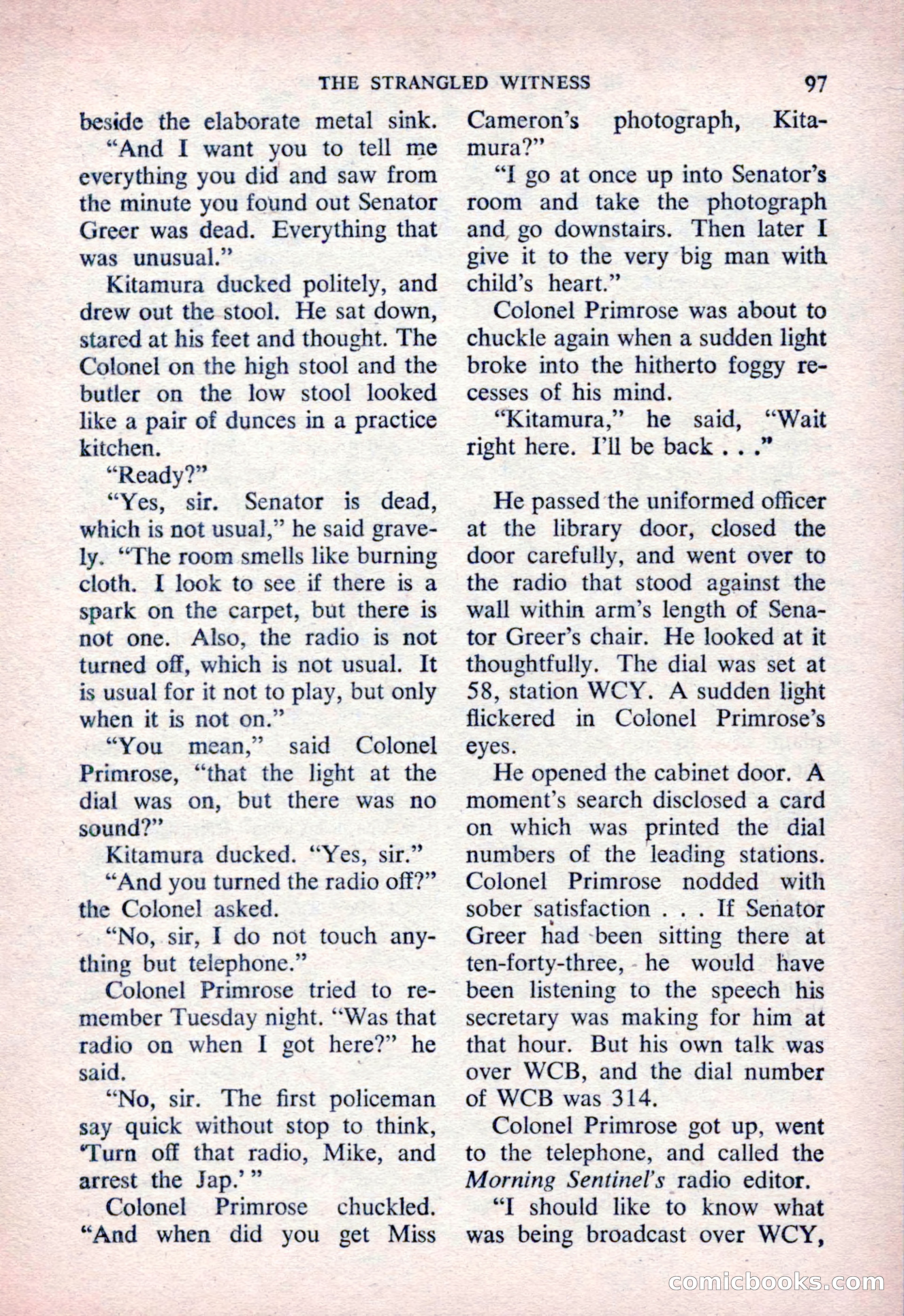 The Saint Detective Magazine, March 1954 — page 99 of 164