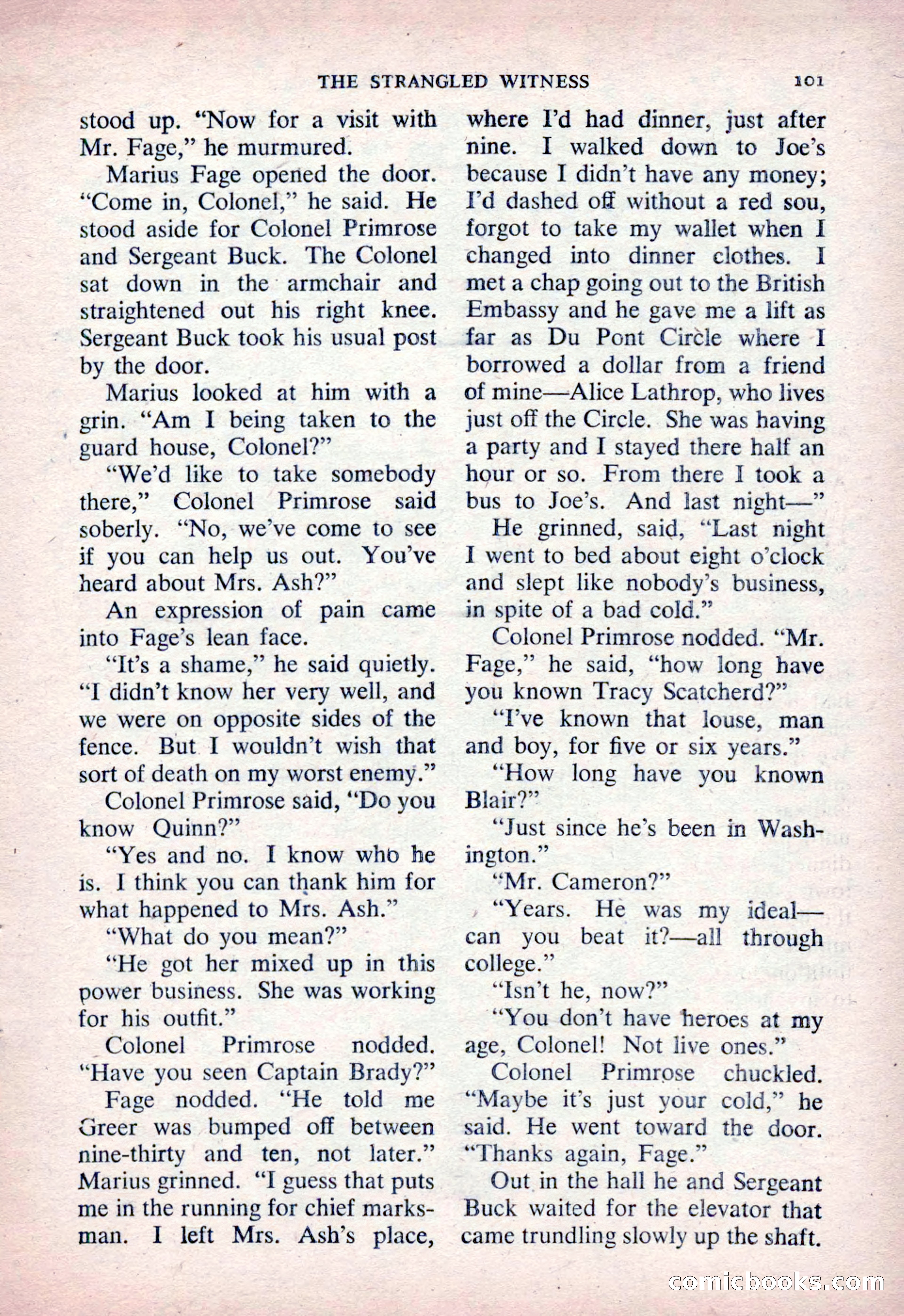 The Saint Detective Magazine, March 1954 — page 103 of 164