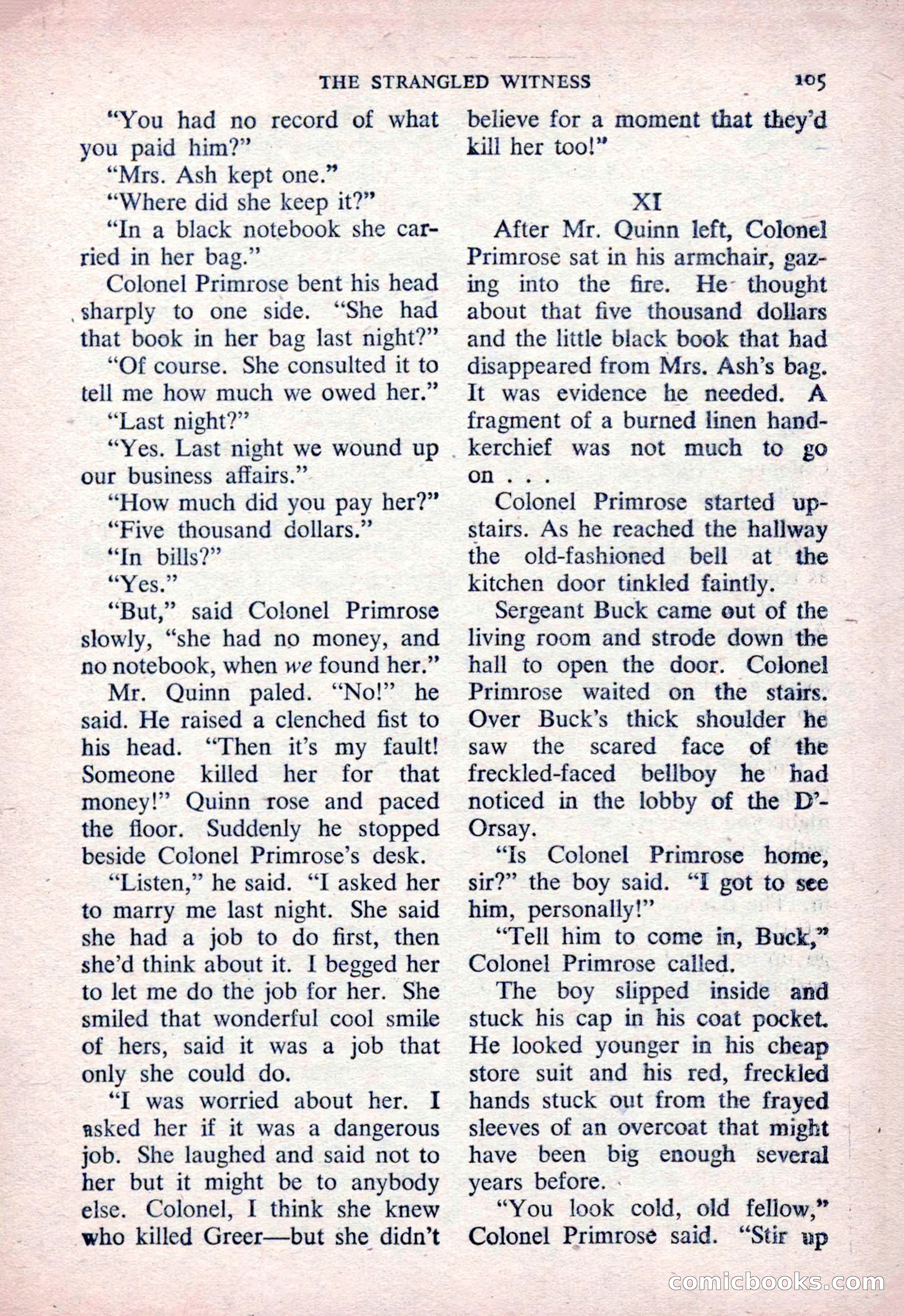 The Saint Detective Magazine, March 1954 — page 107 of 164