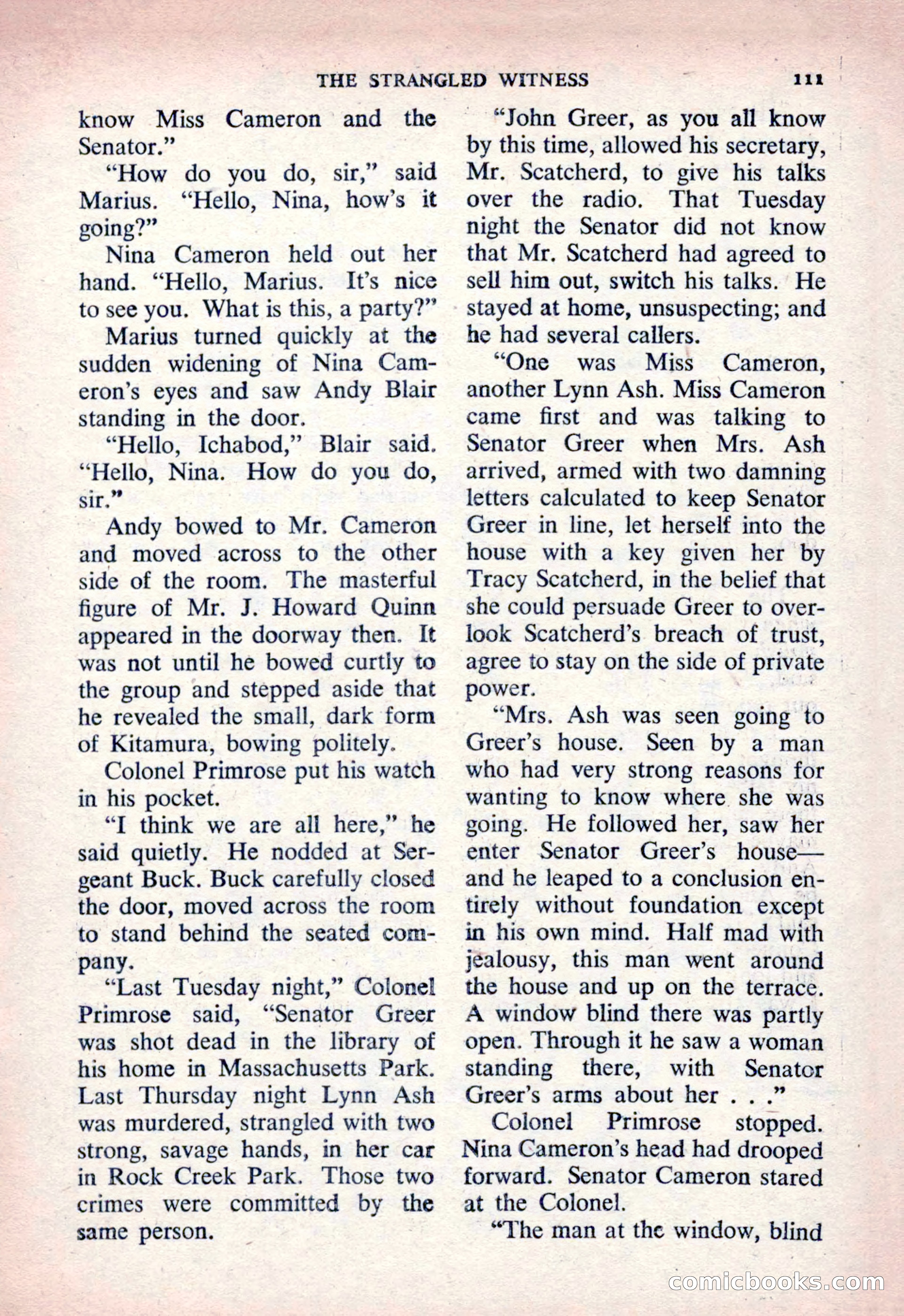 The Saint Detective Magazine, March 1954 — page 113 of 164