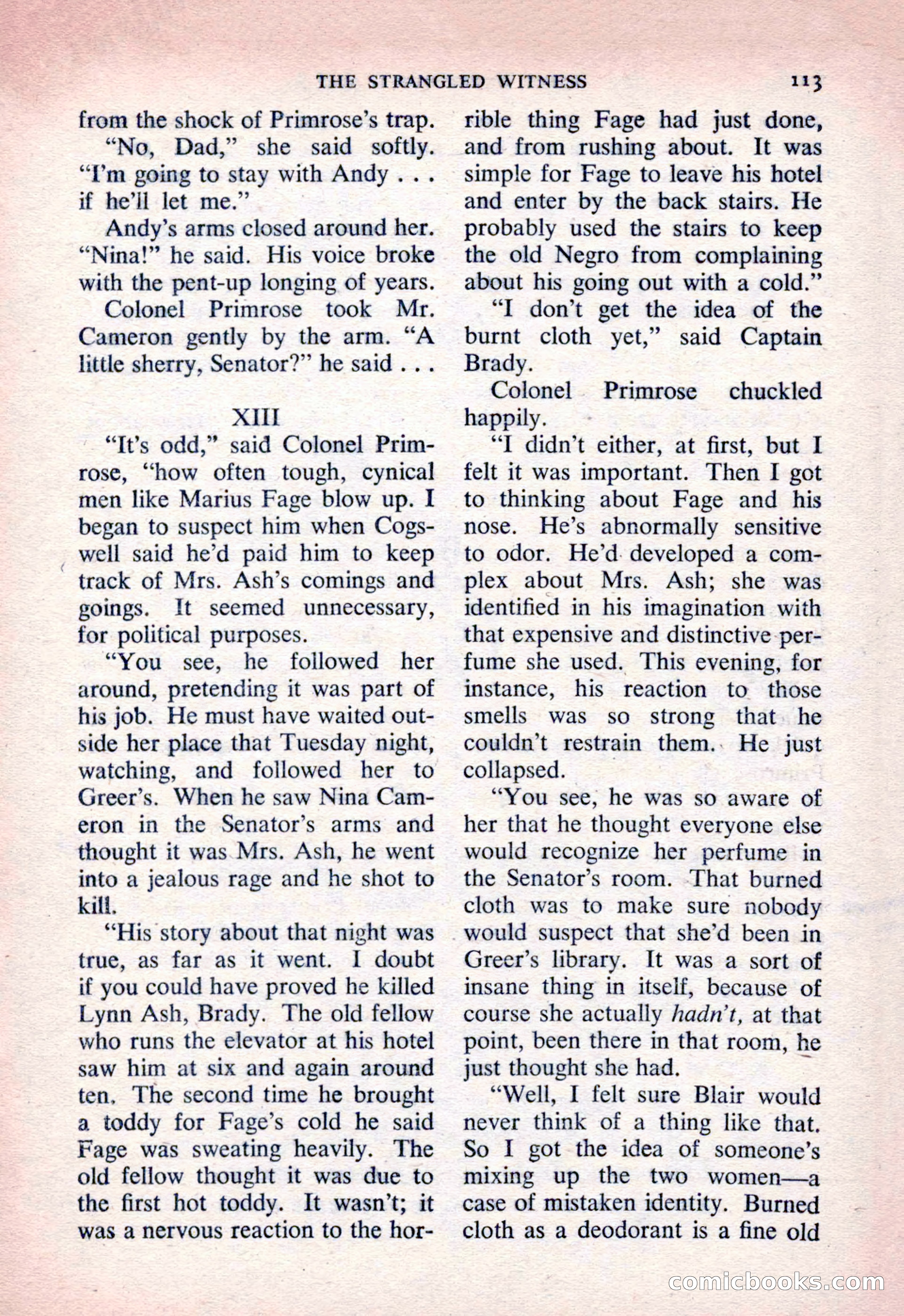 The Saint Detective Magazine, March 1954 — page 115 of 164