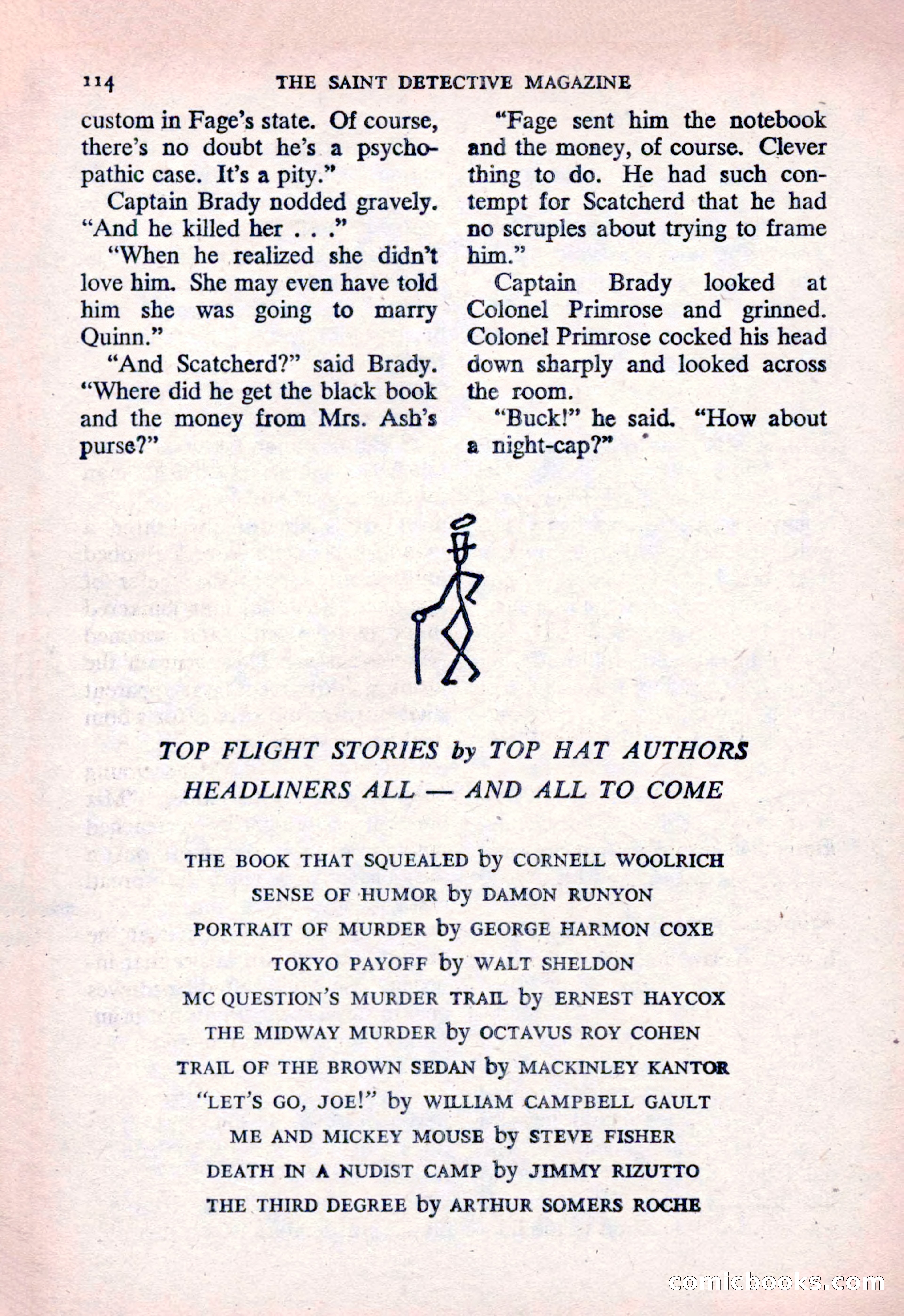 The Saint Detective Magazine, March 1954 — page 116 of 164